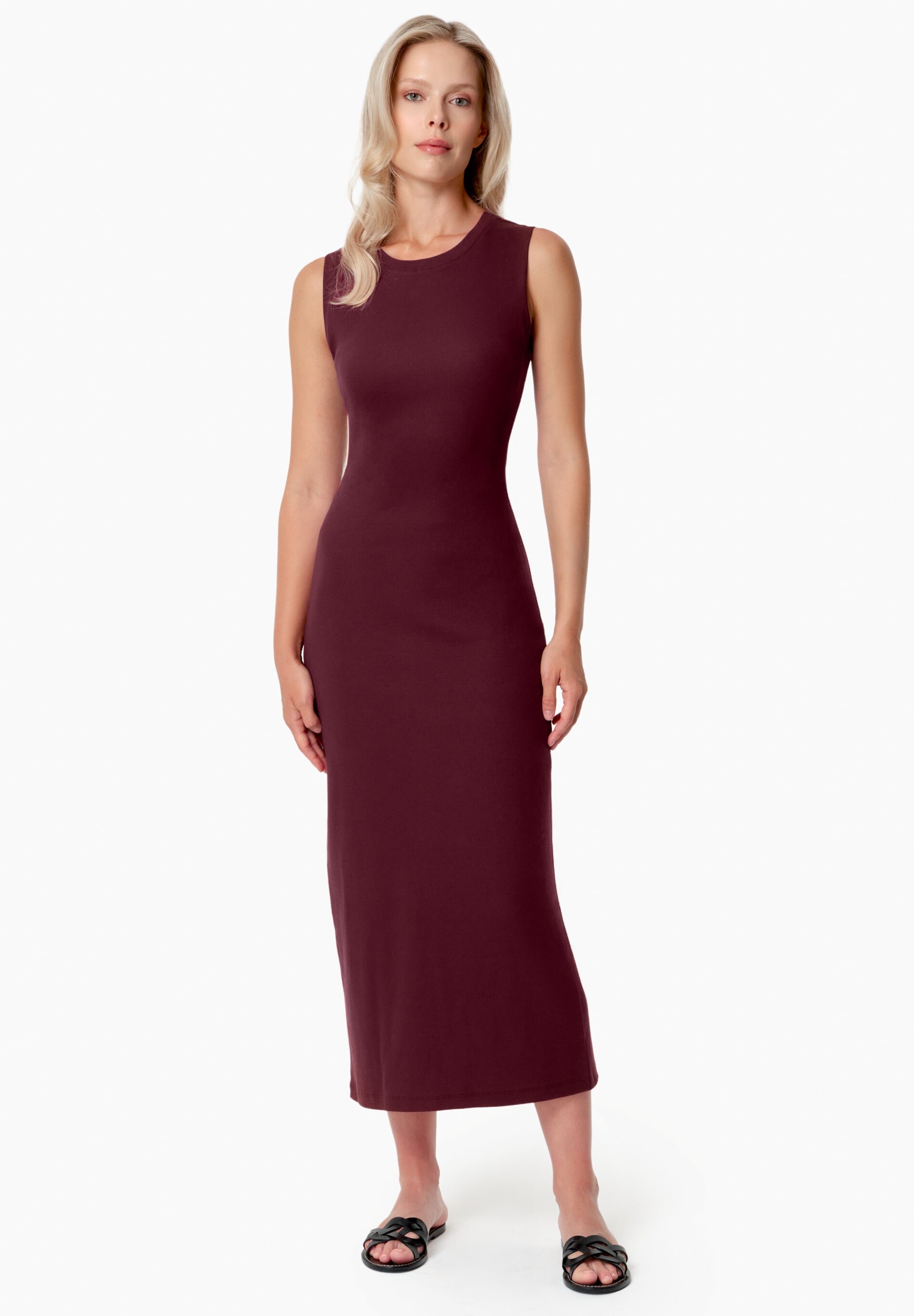 DURRU | Geripptes Kleid aus Bio-Baumwolle