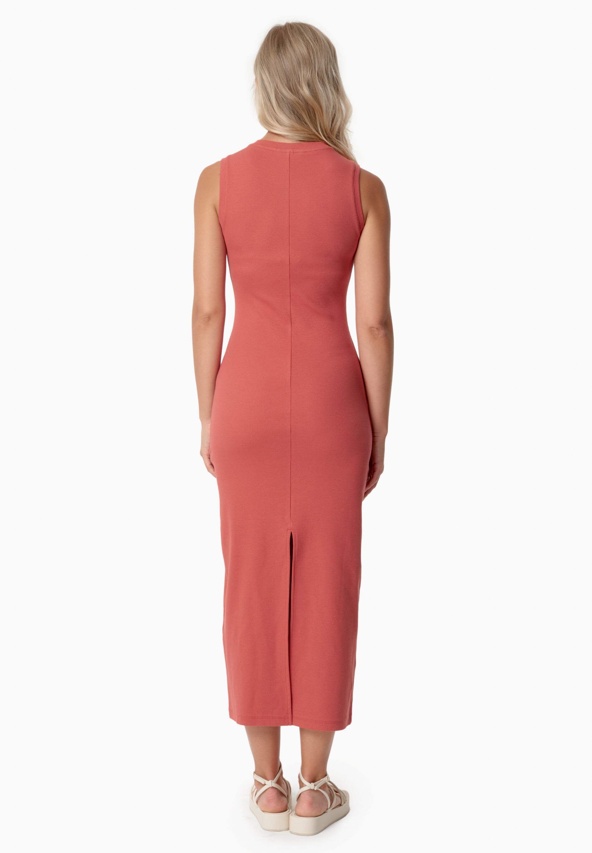 DURRU | Geripptes Kleid aus Bio-Baumwolle