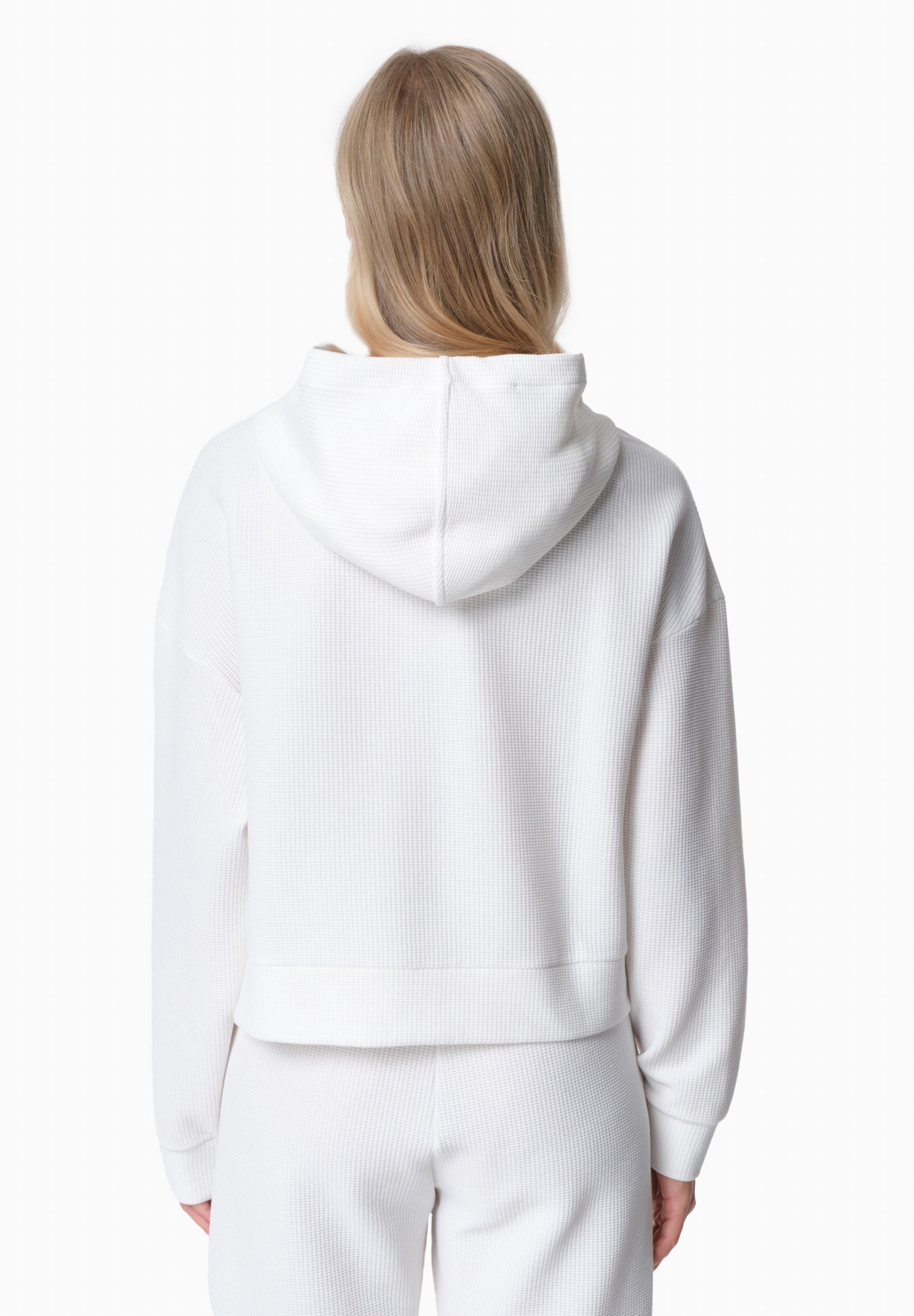HANNA | Waffel Hoodie aus Bio-Baumwolle und recyceltem Polyester