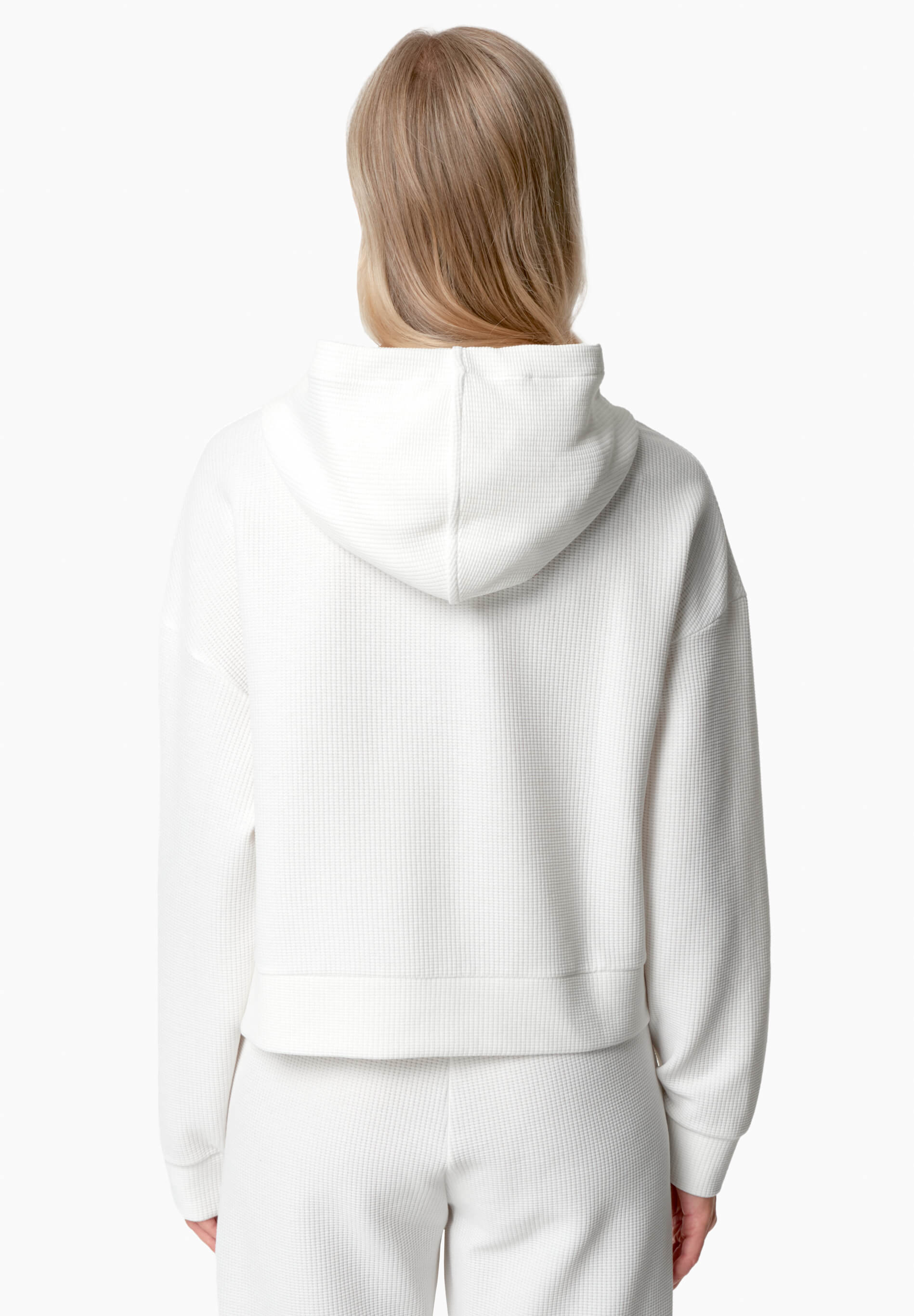HANNA | Waffel Hoodie aus Bio-Baumwolle und recyceltem Polyester