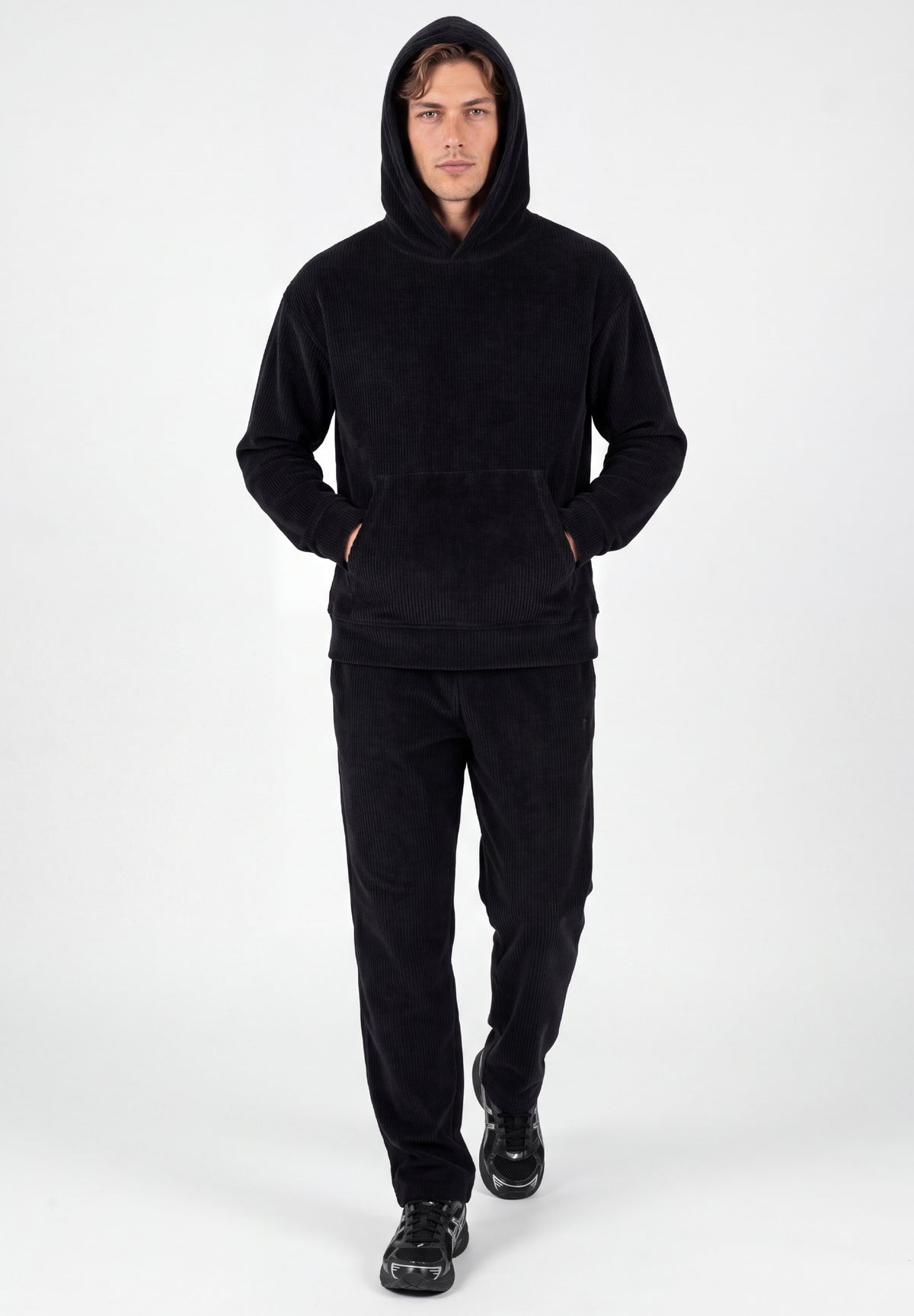Cord-Hoodie aus Bio-Baumwolle