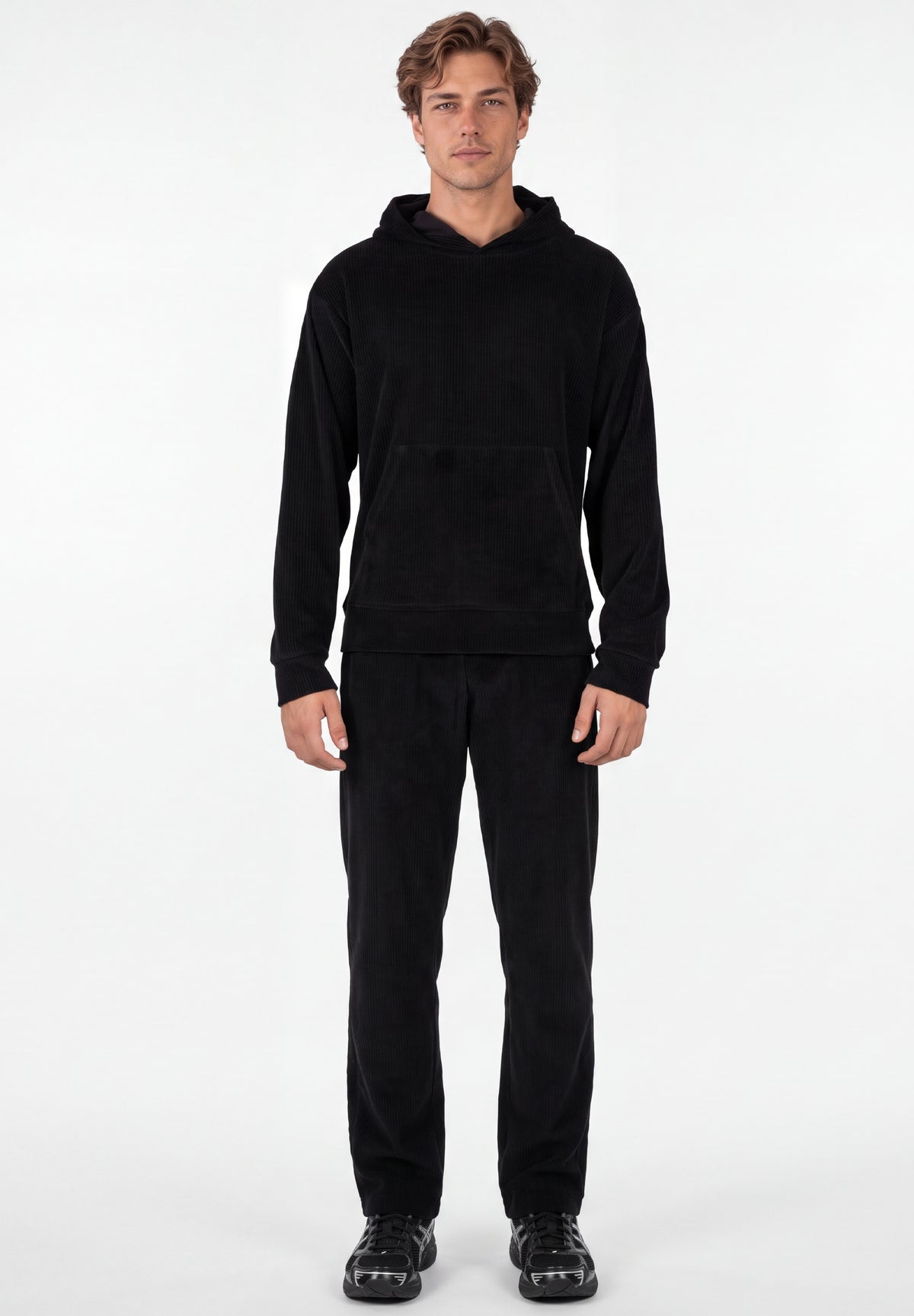 Cord-Hoodie aus Bio-Baumwolle