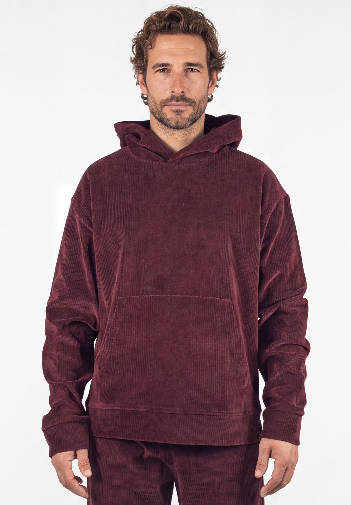 HAROON | Cord-Hoodie aus Bio-Baumwolle