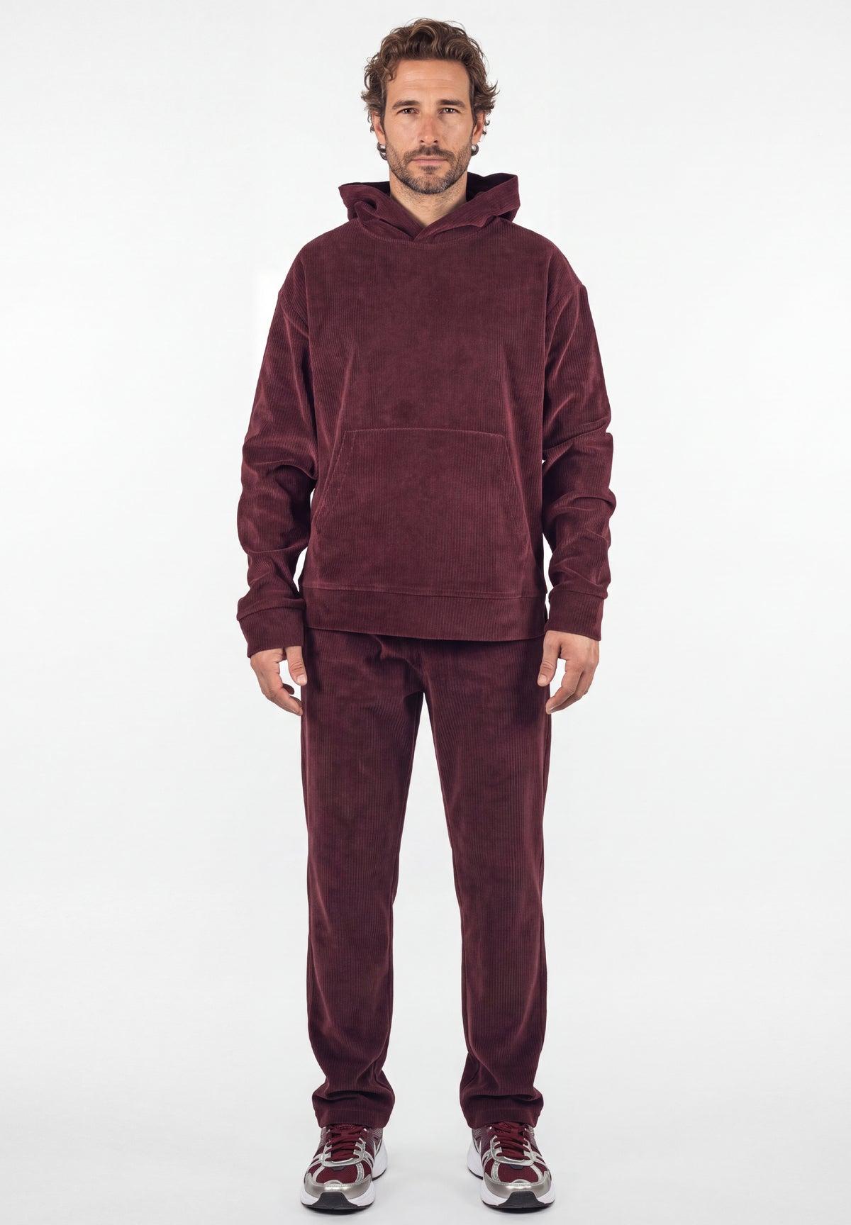 HAROON | Cord-Hoodie aus Bio-Baumwolle