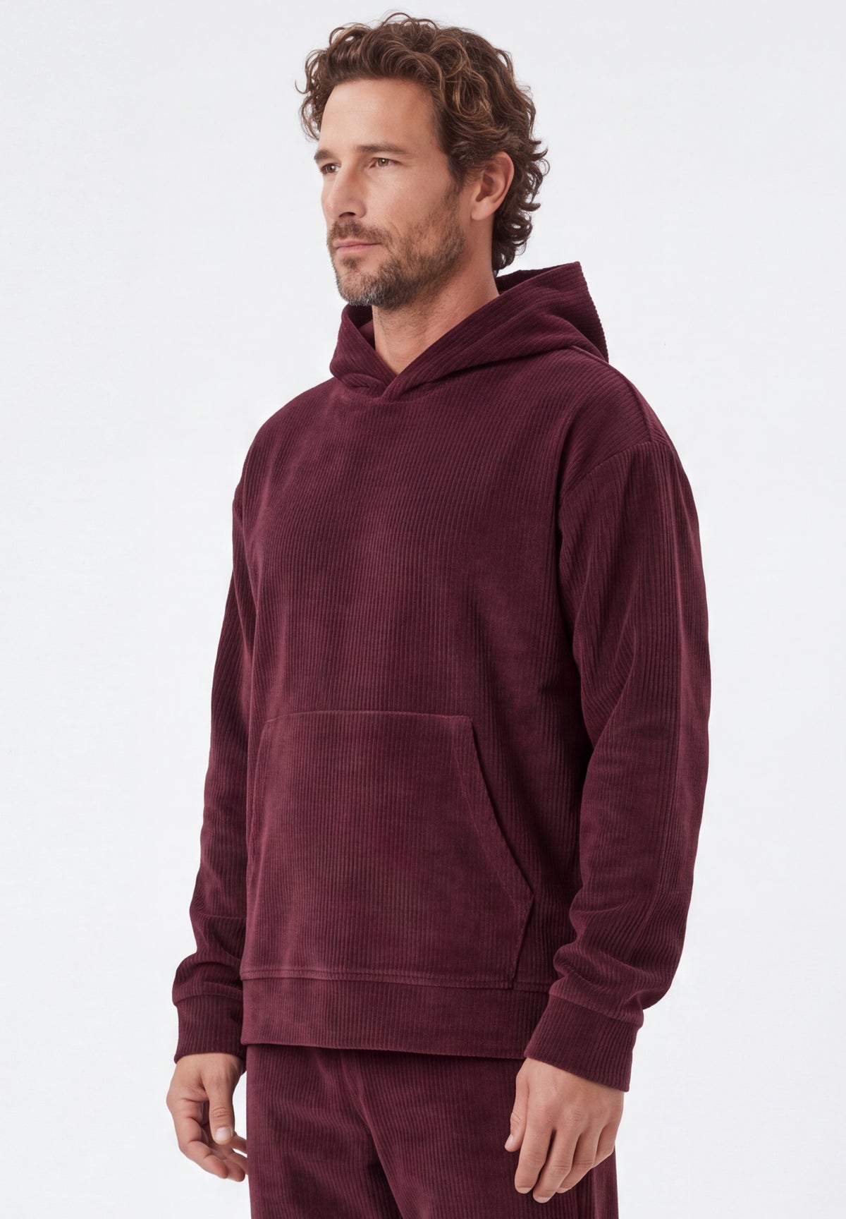 HAROON | Cord-Hoodie aus Bio-Baumwolle