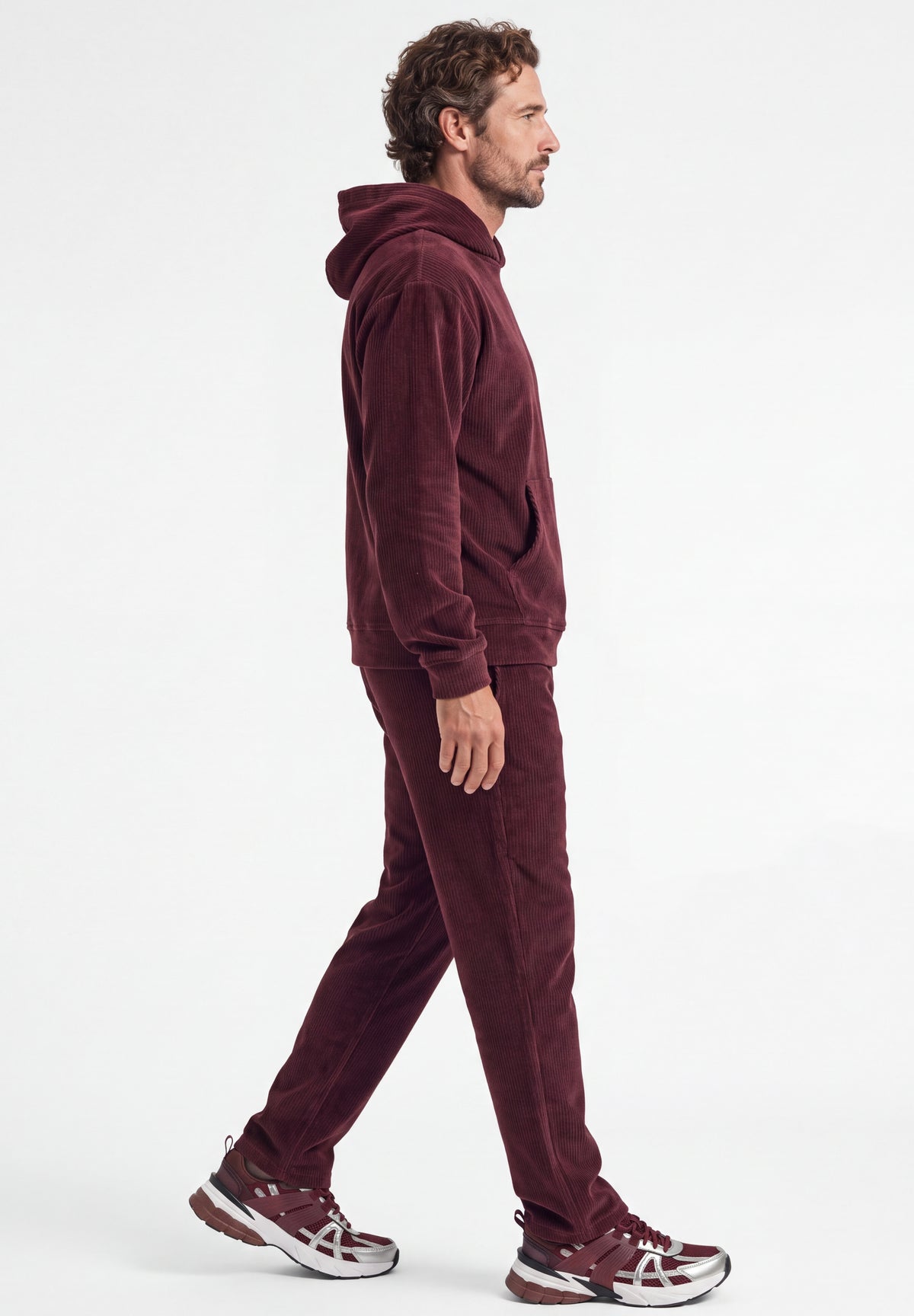 HAROON | Cord-Hoodie aus Bio-Baumwolle