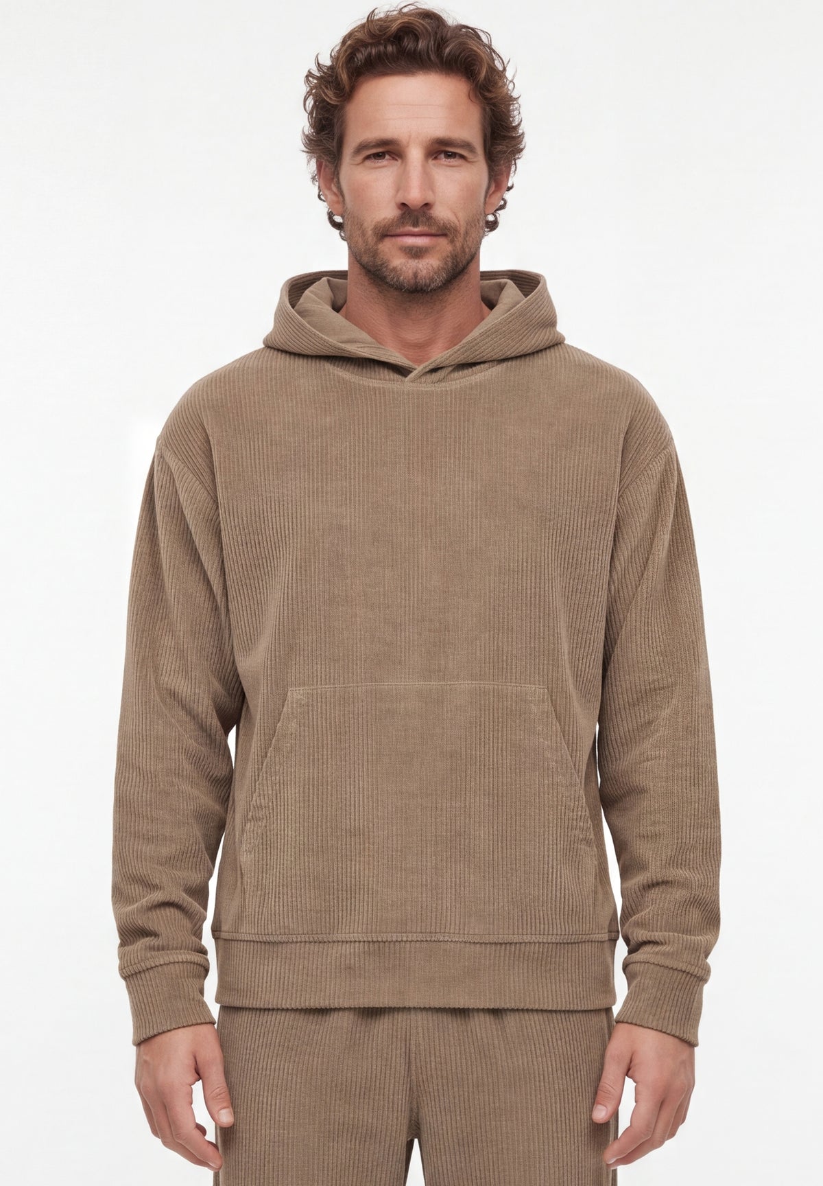 Cord-Hoodie aus Bio-Baumwolle