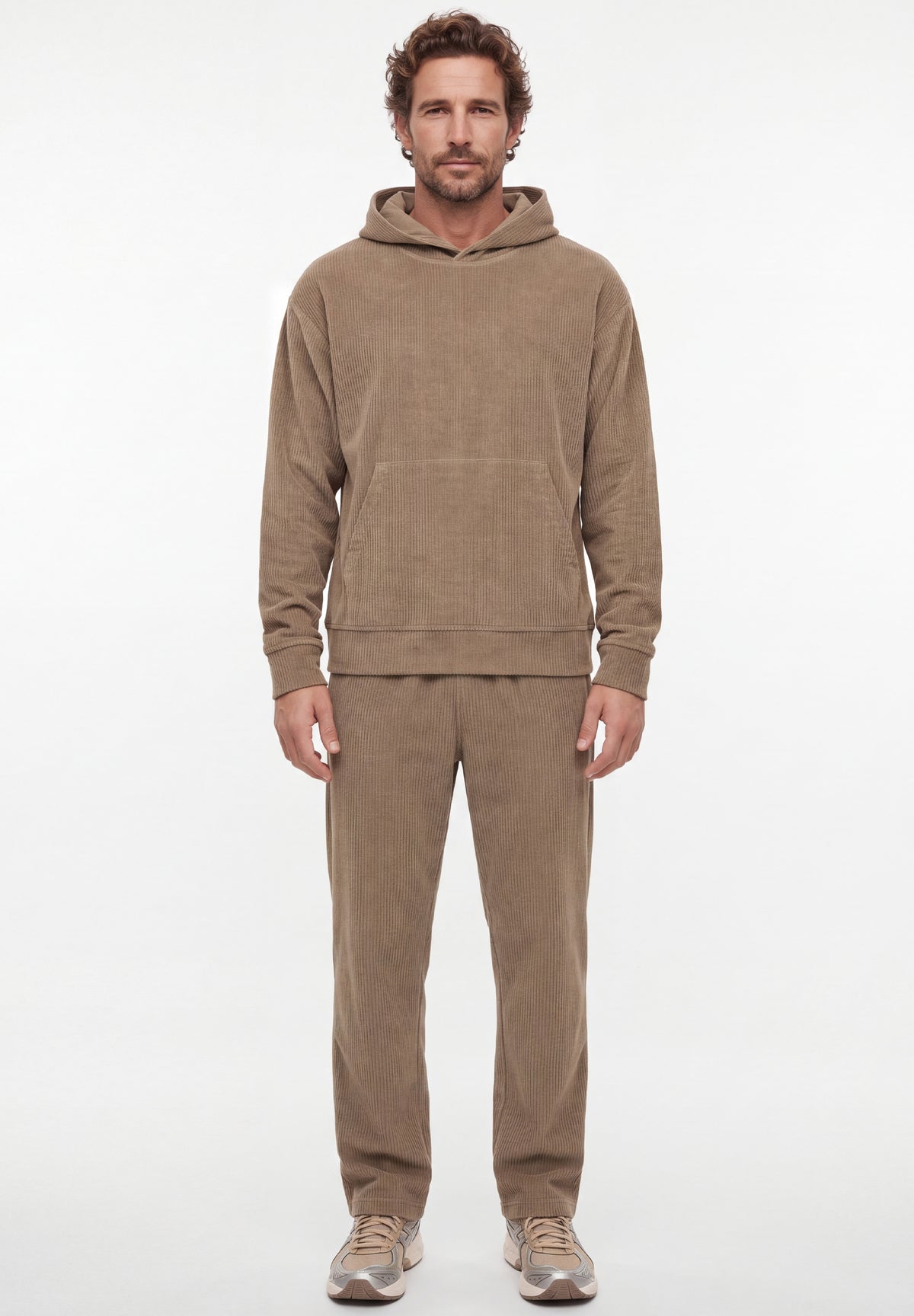 Cord-Hoodie aus Bio-Baumwolle