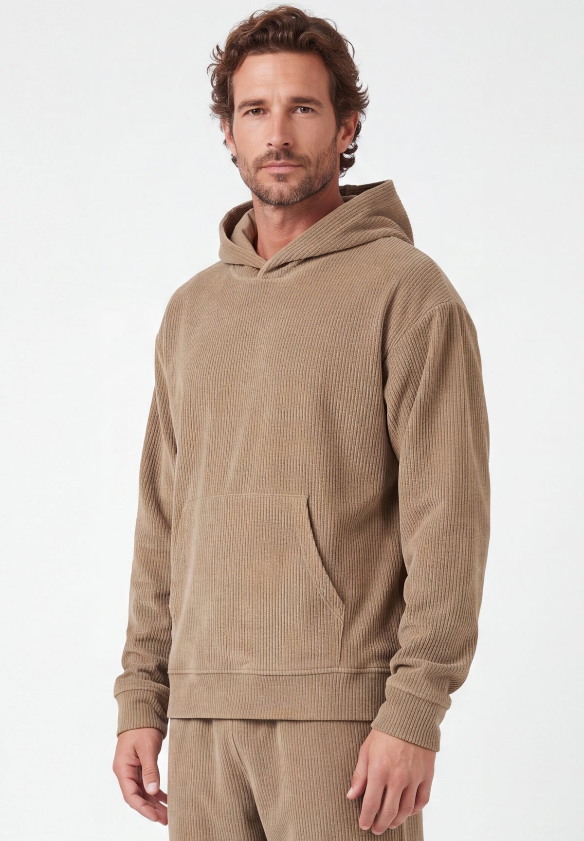 Cord-Hoodie aus Bio-Baumwolle