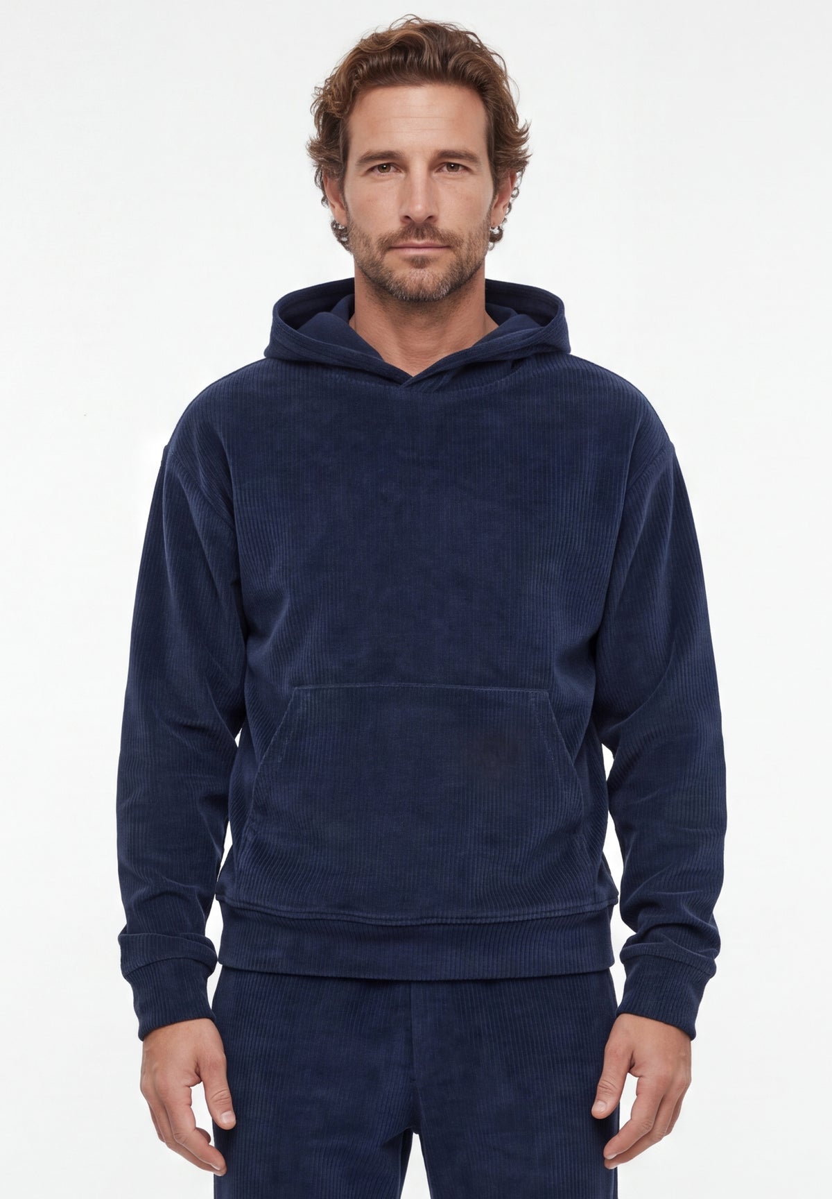 HAROON | Cord-Hoodie aus Bio-Baumwolle