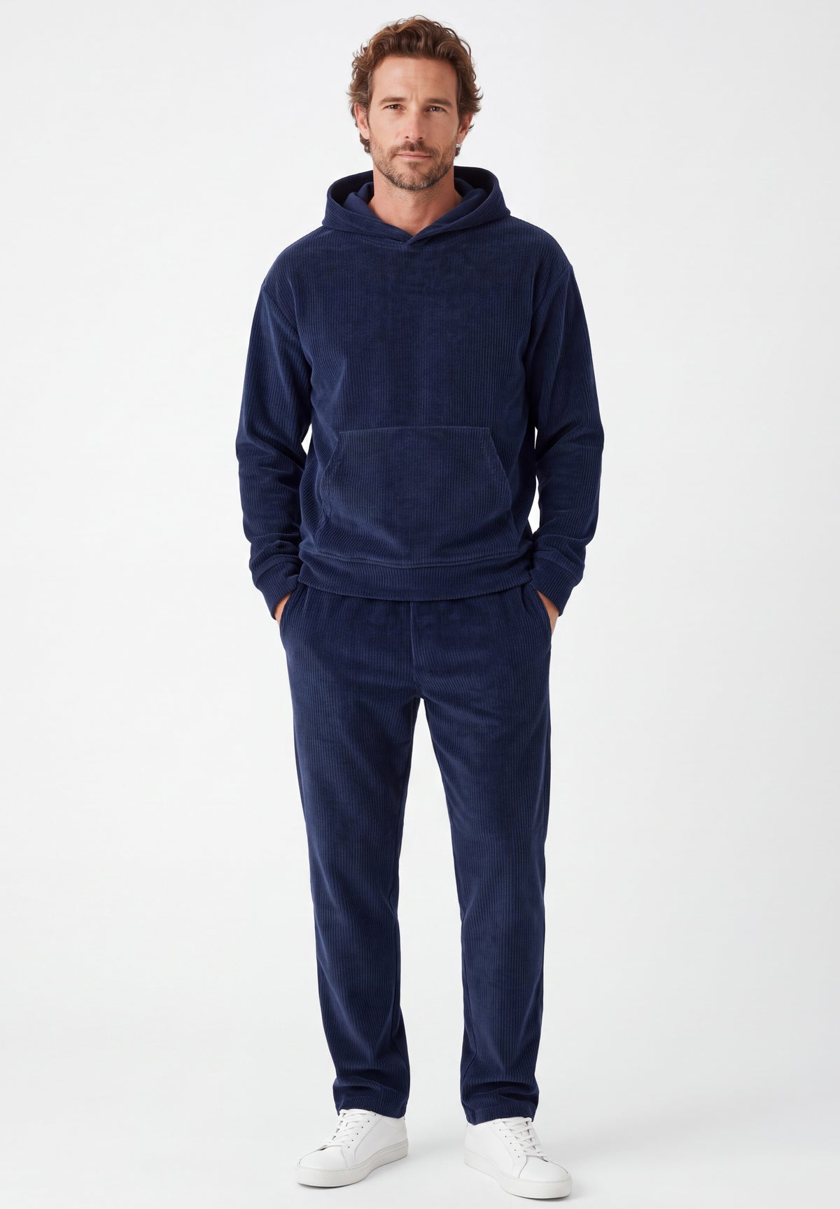 HAROON | Cord-Hoodie aus Bio-Baumwolle