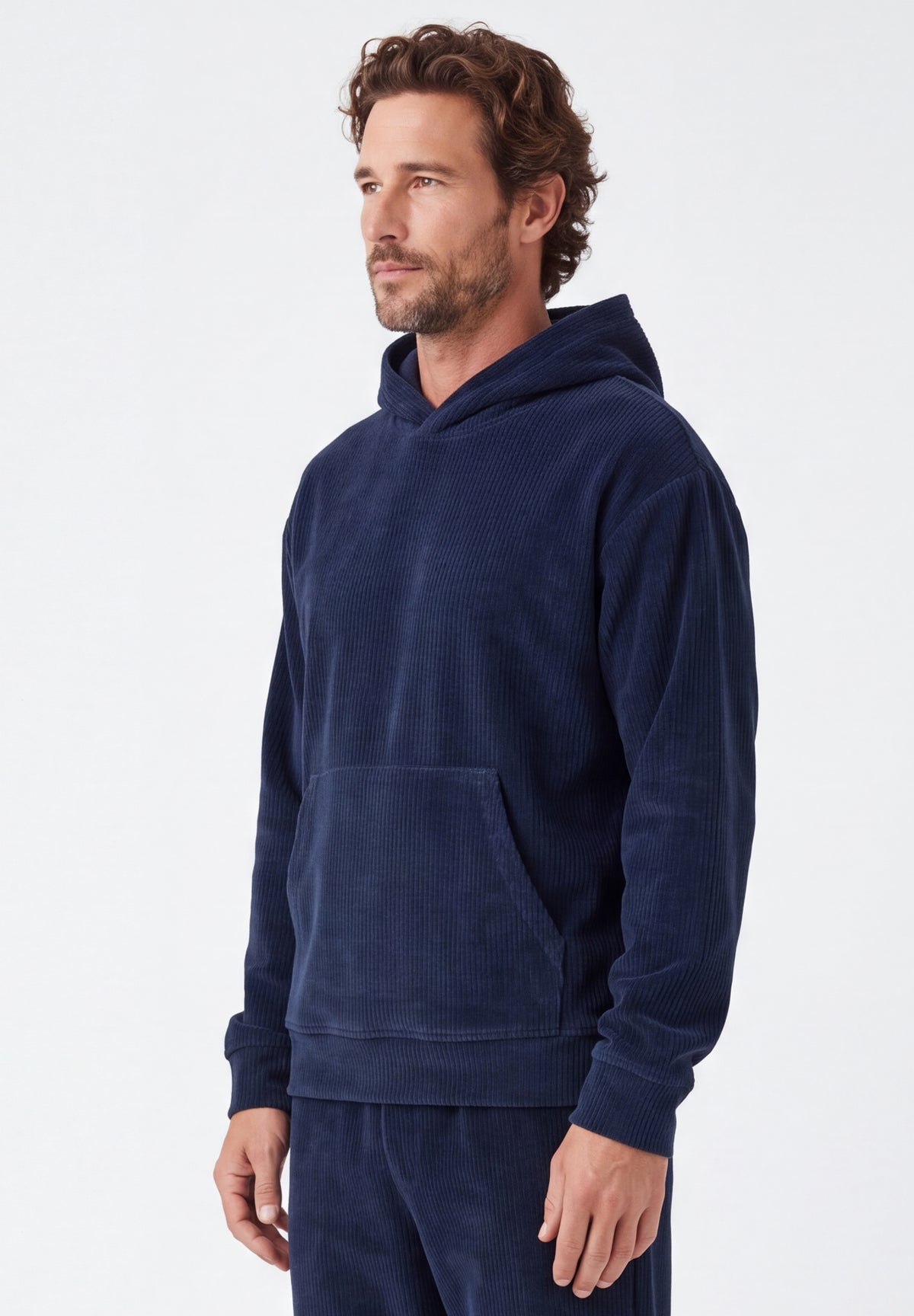 HAROON | Cord-Hoodie aus Bio-Baumwolle