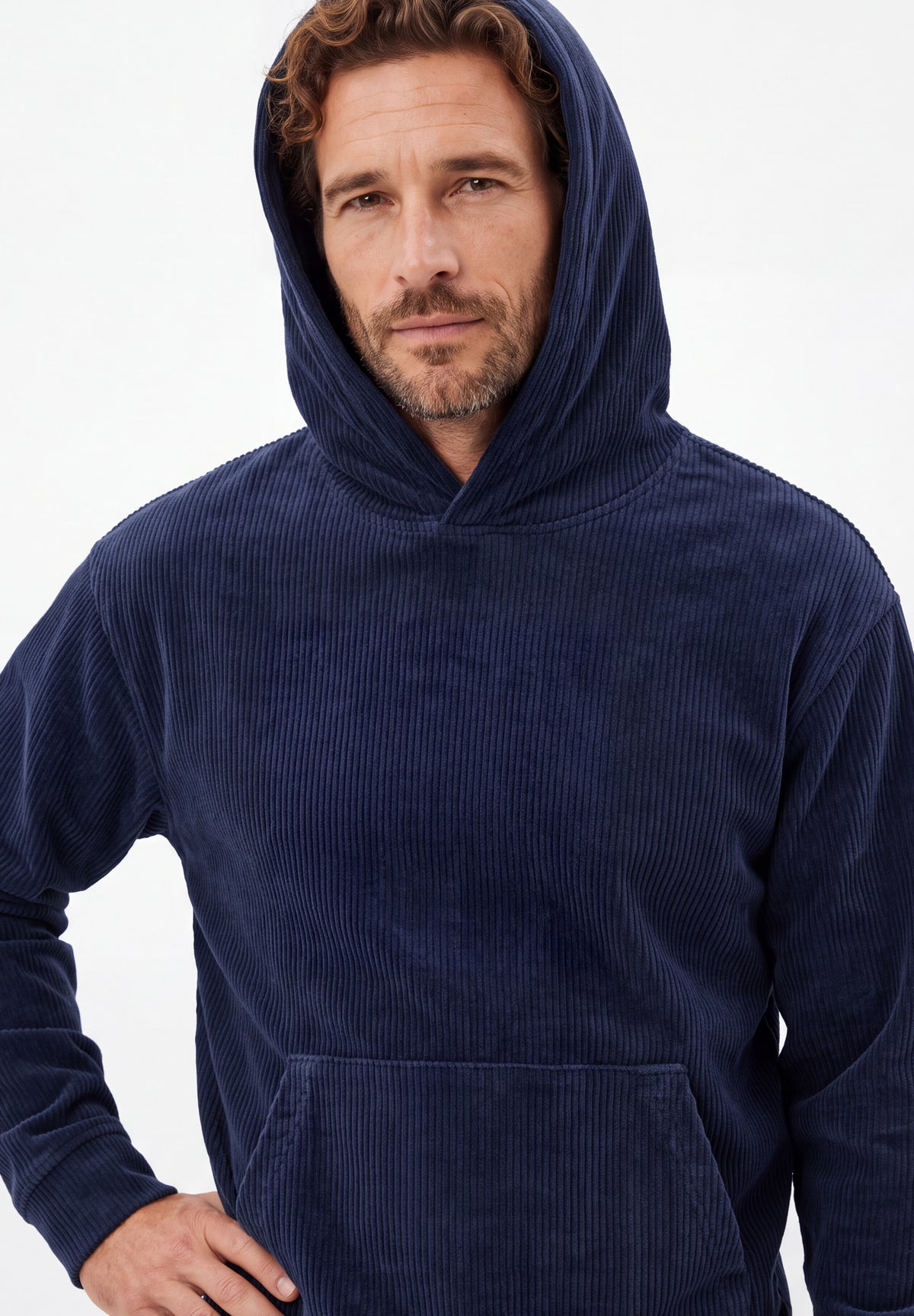 HAROON | Cord-Hoodie aus Bio-Baumwolle