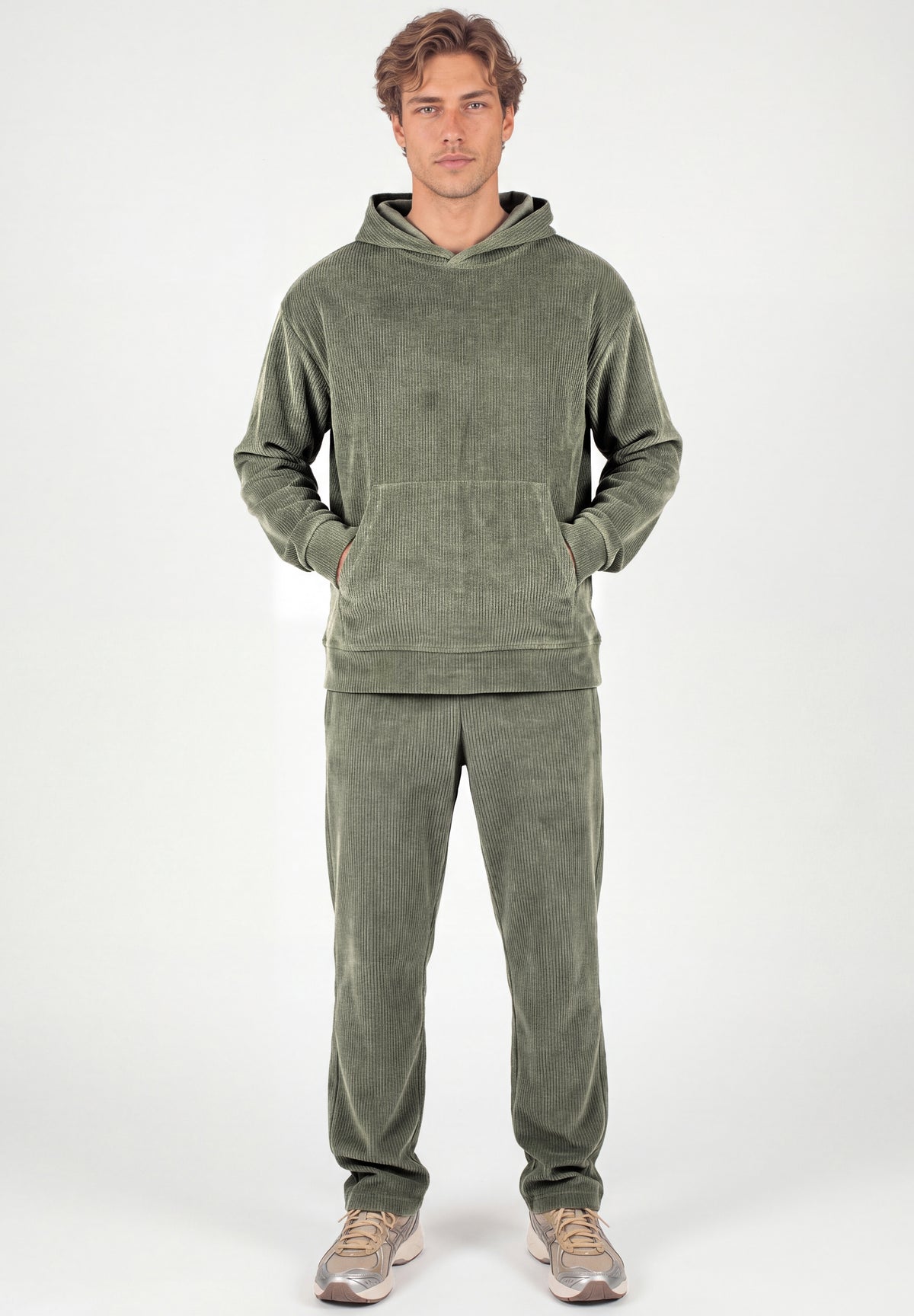 Cord-Hoodie aus Bio-Baumwolle