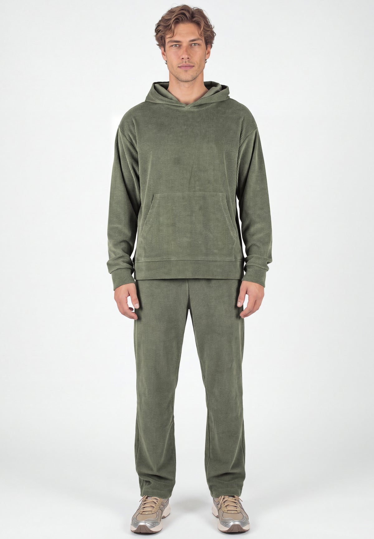 Cord-Hoodie aus Bio-Baumwolle