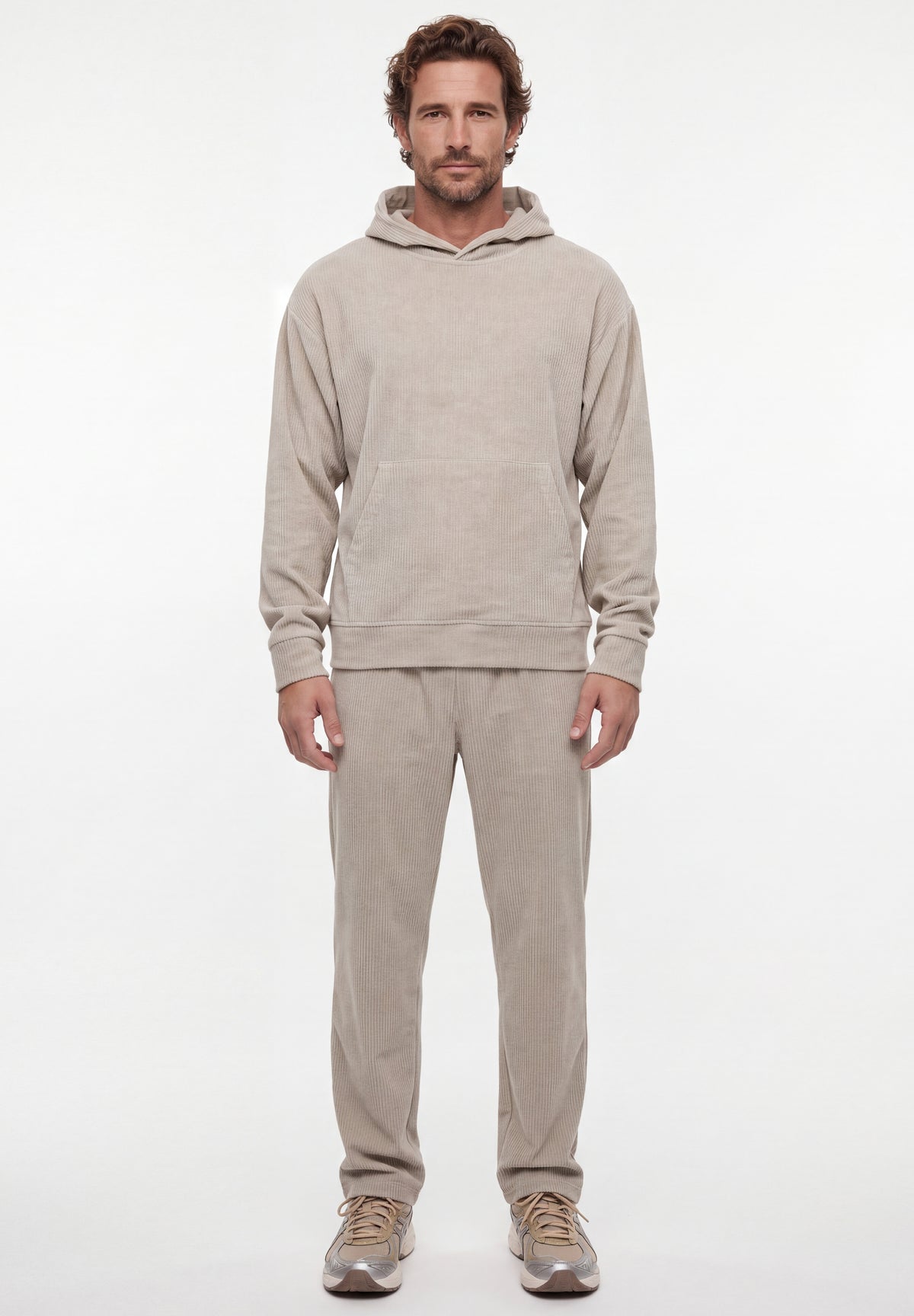 Cord-Hoodie aus Bio-Baumwolle