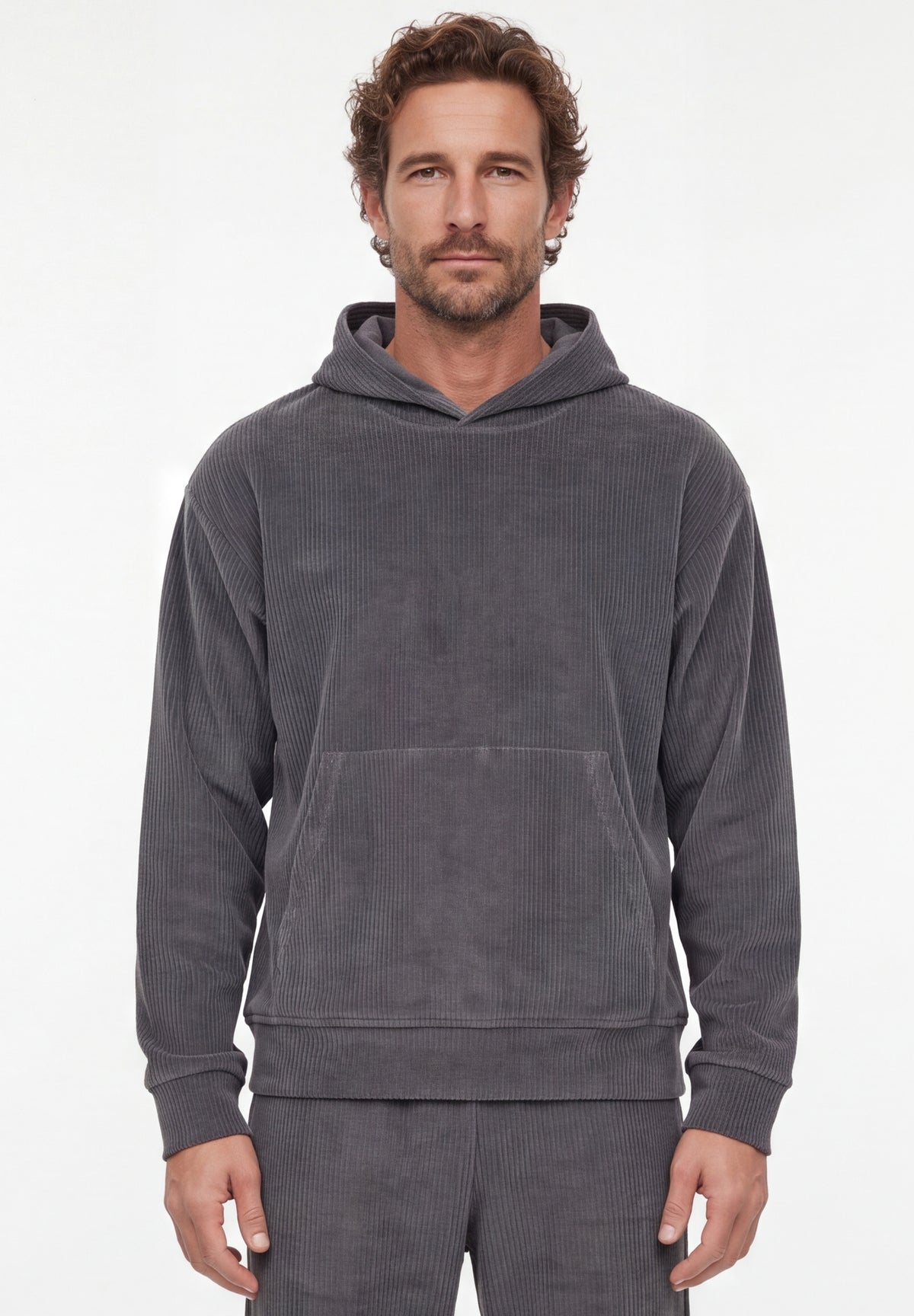 Cord-Hoodie aus Bio-Baumwolle