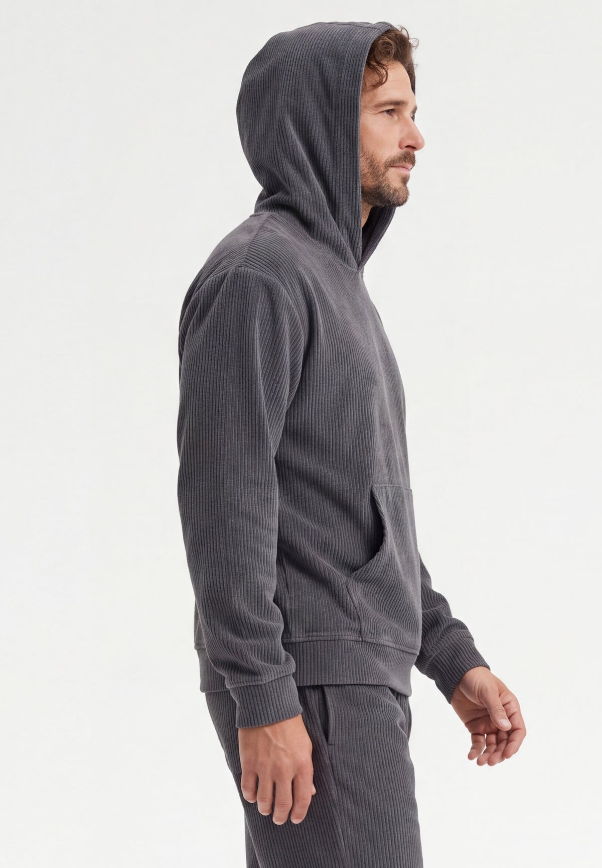 Cord-Hoodie aus Bio-Baumwolle