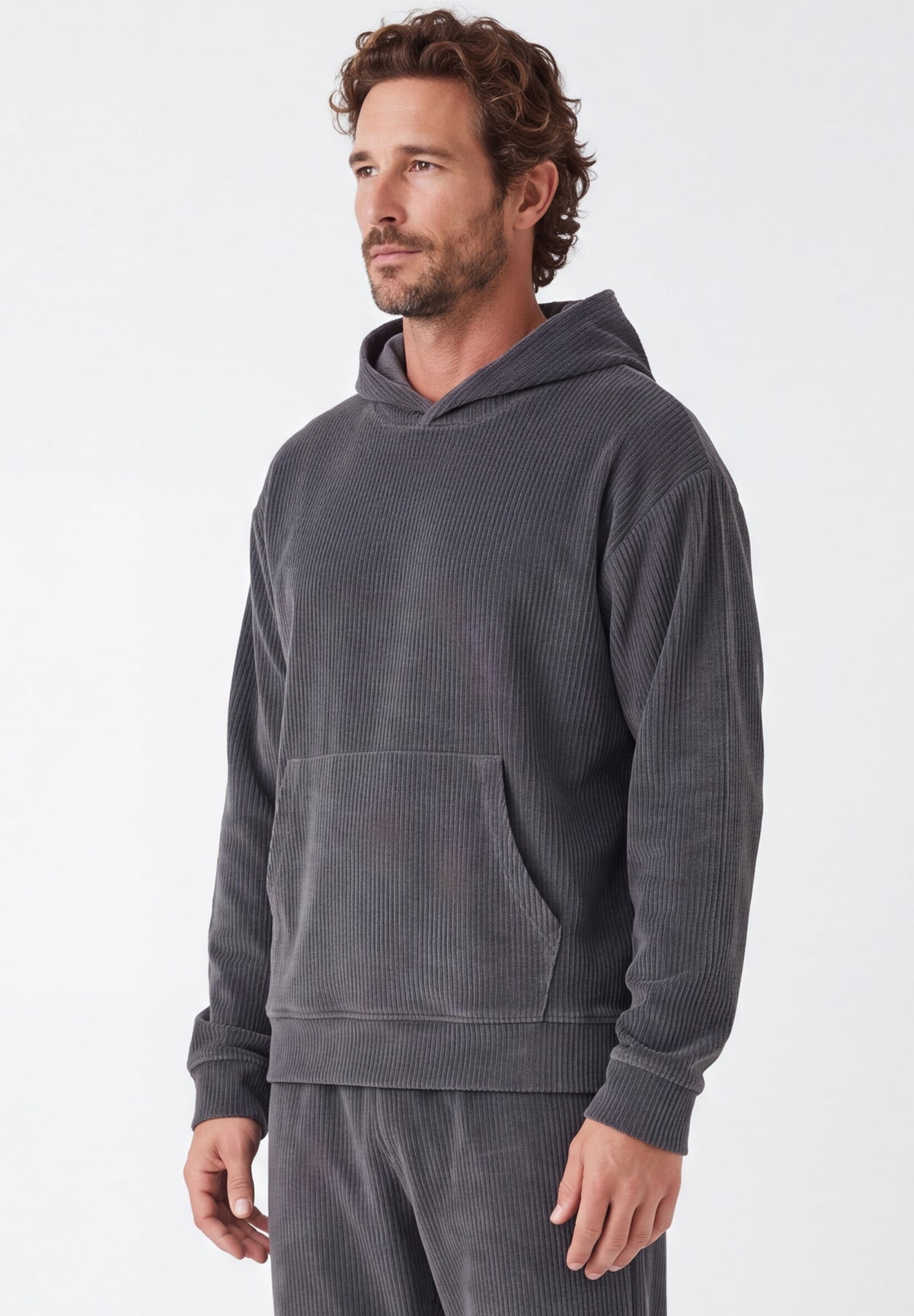 Cord-Hoodie aus Bio-Baumwolle