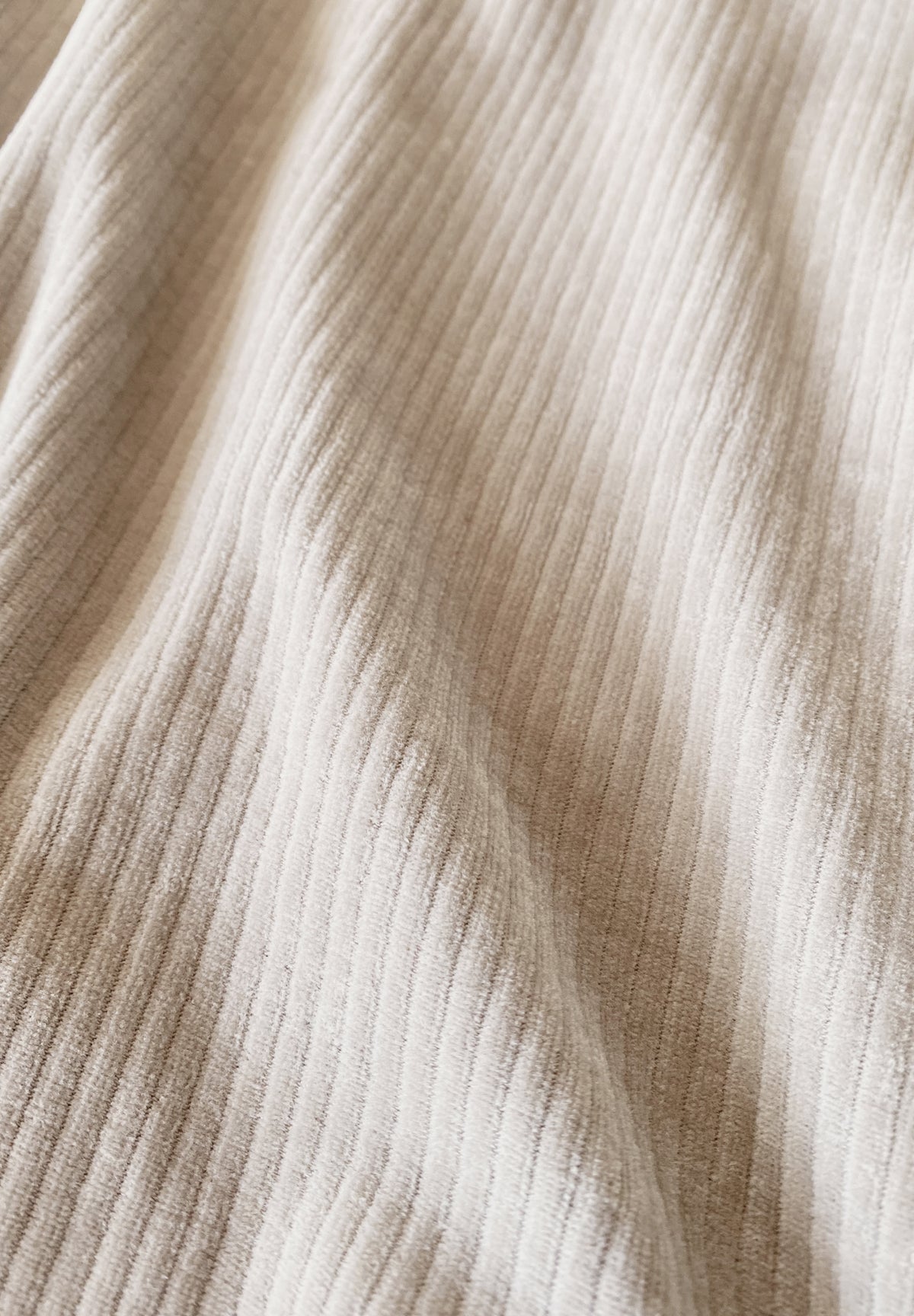Cropped Cord-Hoodie aus Bio-Baumwolle