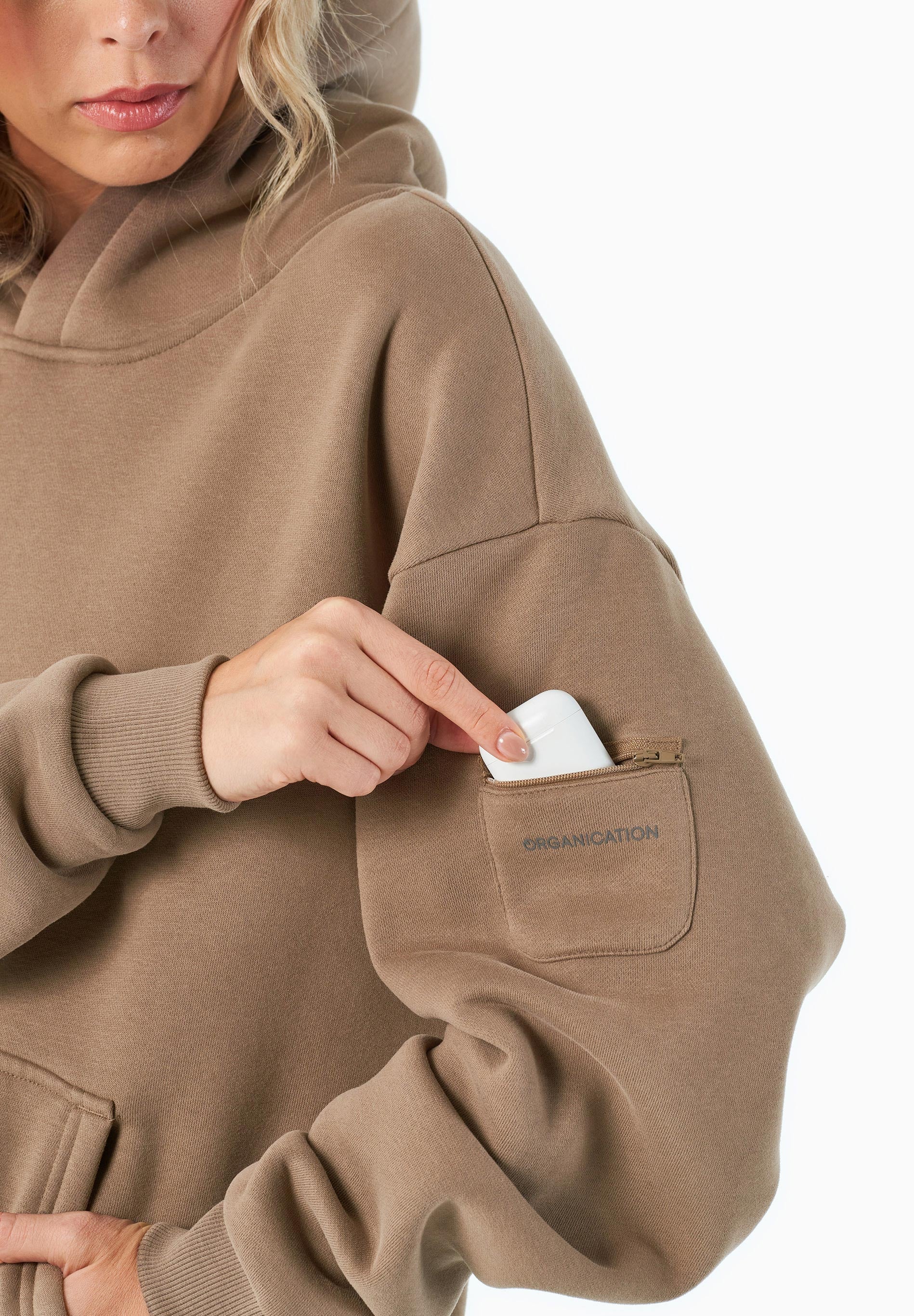 HARVINN | Essentials Travel Unisex Hoodie aus Bio-Baumwolle und recyceltem Polyester