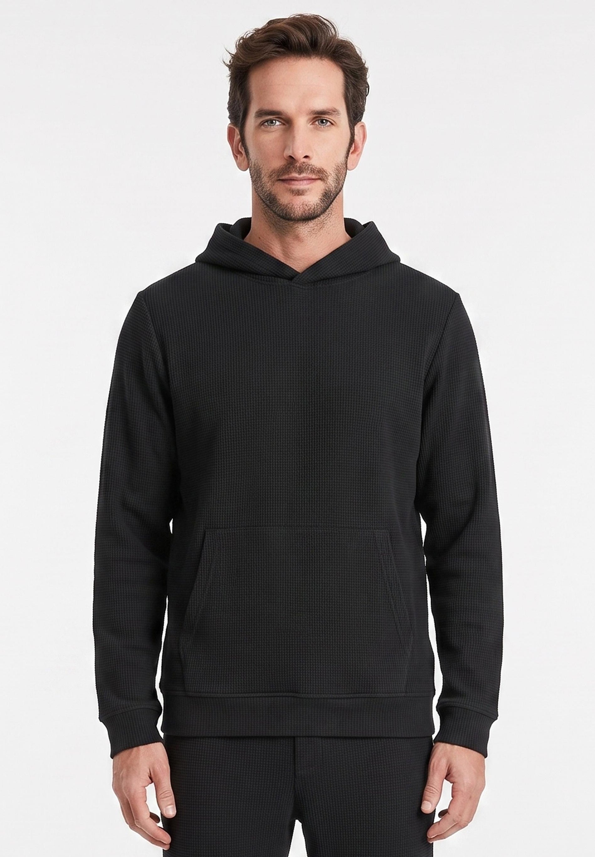 HECTORR | Waffel Hoodie aus Bio-Baumwolle & recyceltem Polyester