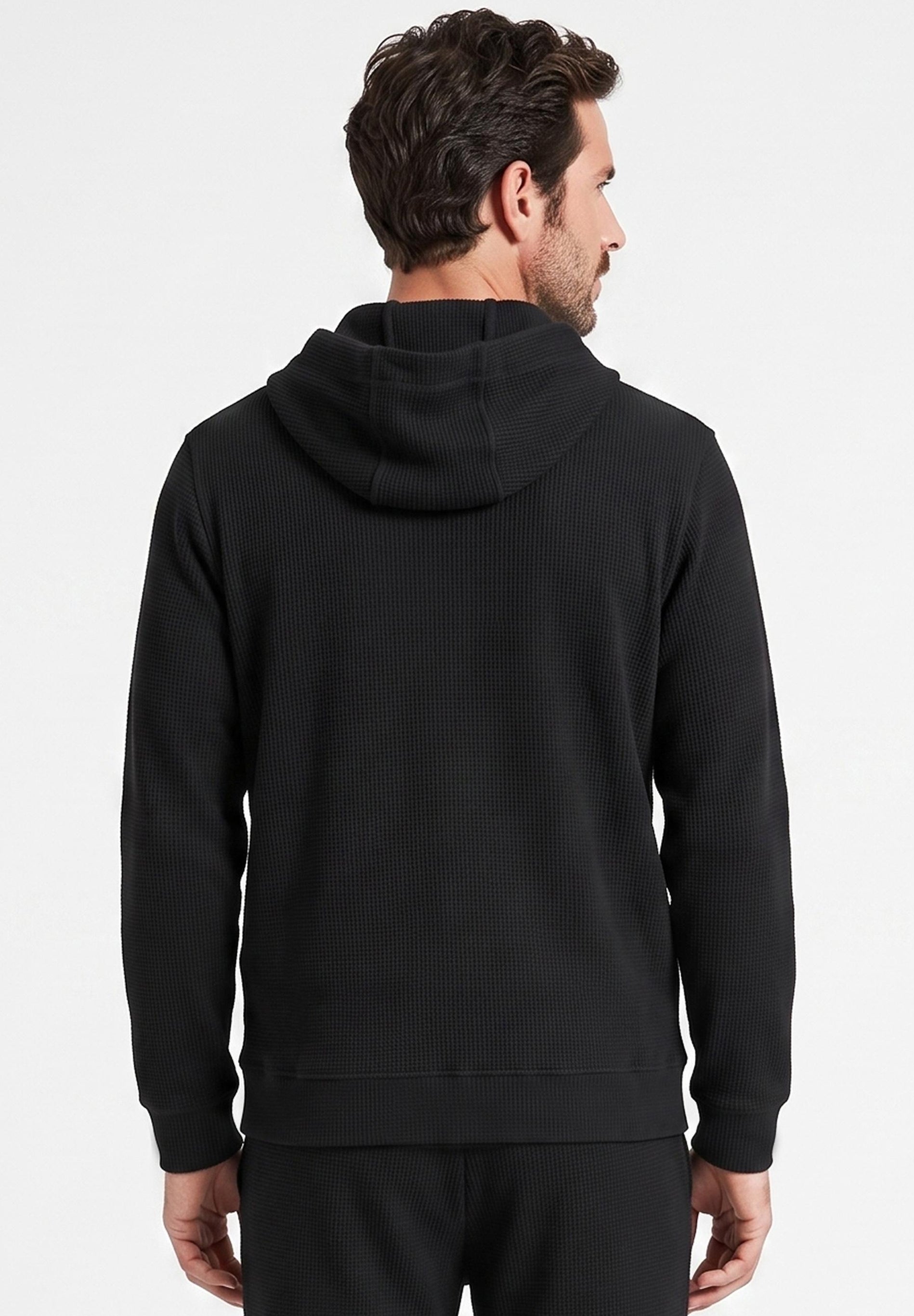 HECTORR | Waffel Hoodie aus Bio-Baumwolle & recyceltem Polyester