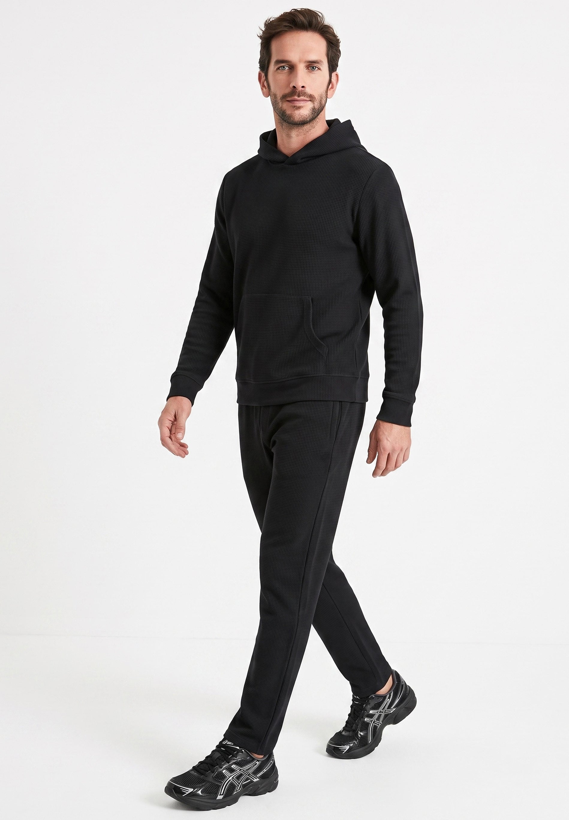 HECTORR | Waffel Hoodie aus Bio-Baumwolle & recyceltem Polyester