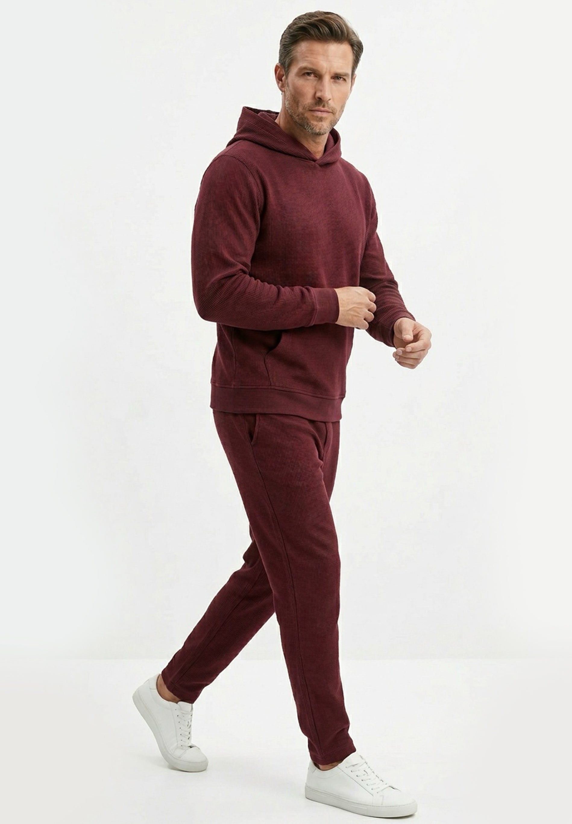 HECTORR | Waffel Hoodie aus Bio-Baumwolle & recyceltem Polyester