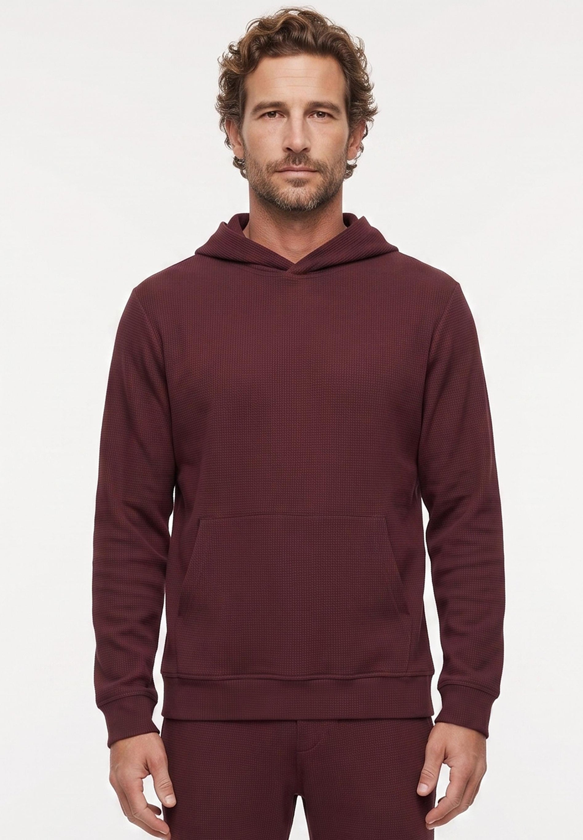 HECTORR | Waffel Hoodie aus Bio-Baumwolle & recyceltem Polyester