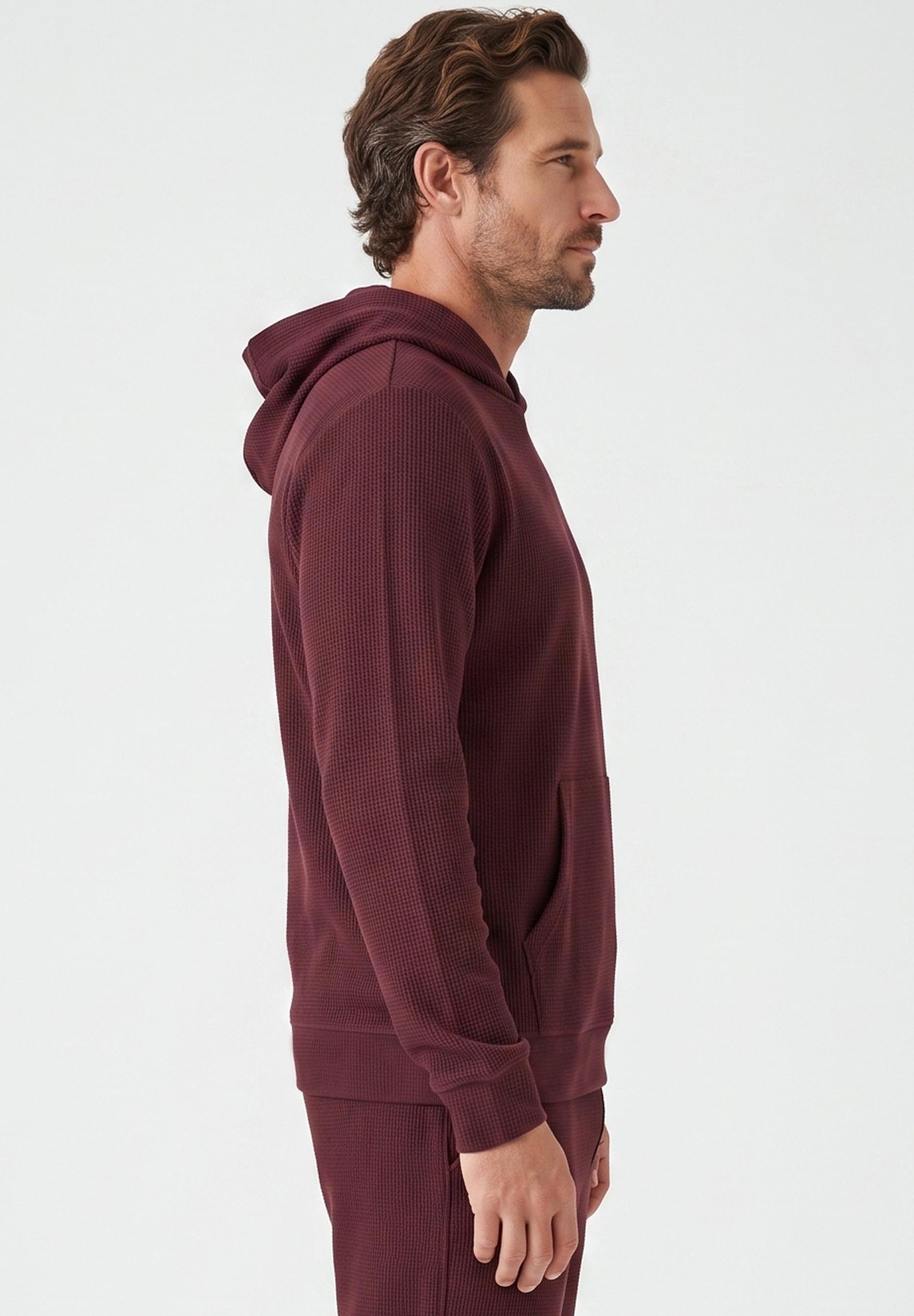 HECTORR | Waffel Hoodie aus Bio-Baumwolle & recyceltem Polyester