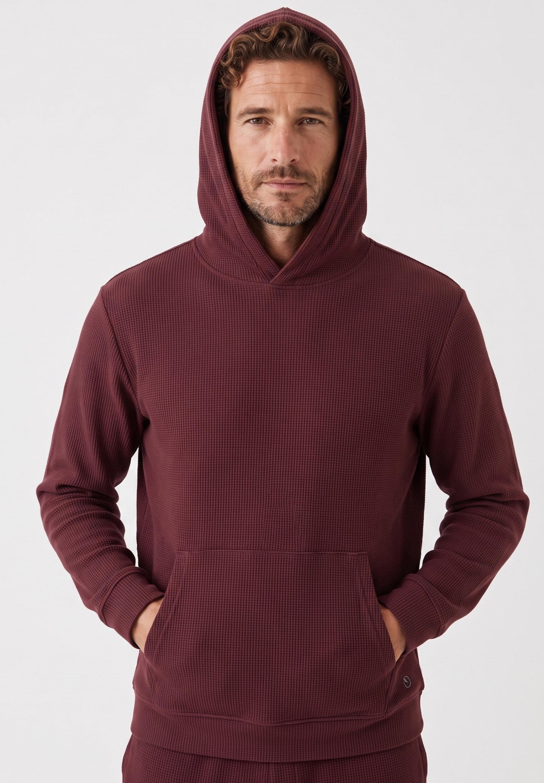 HECTORR | Waffel Hoodie aus Bio-Baumwolle & recyceltem Polyester