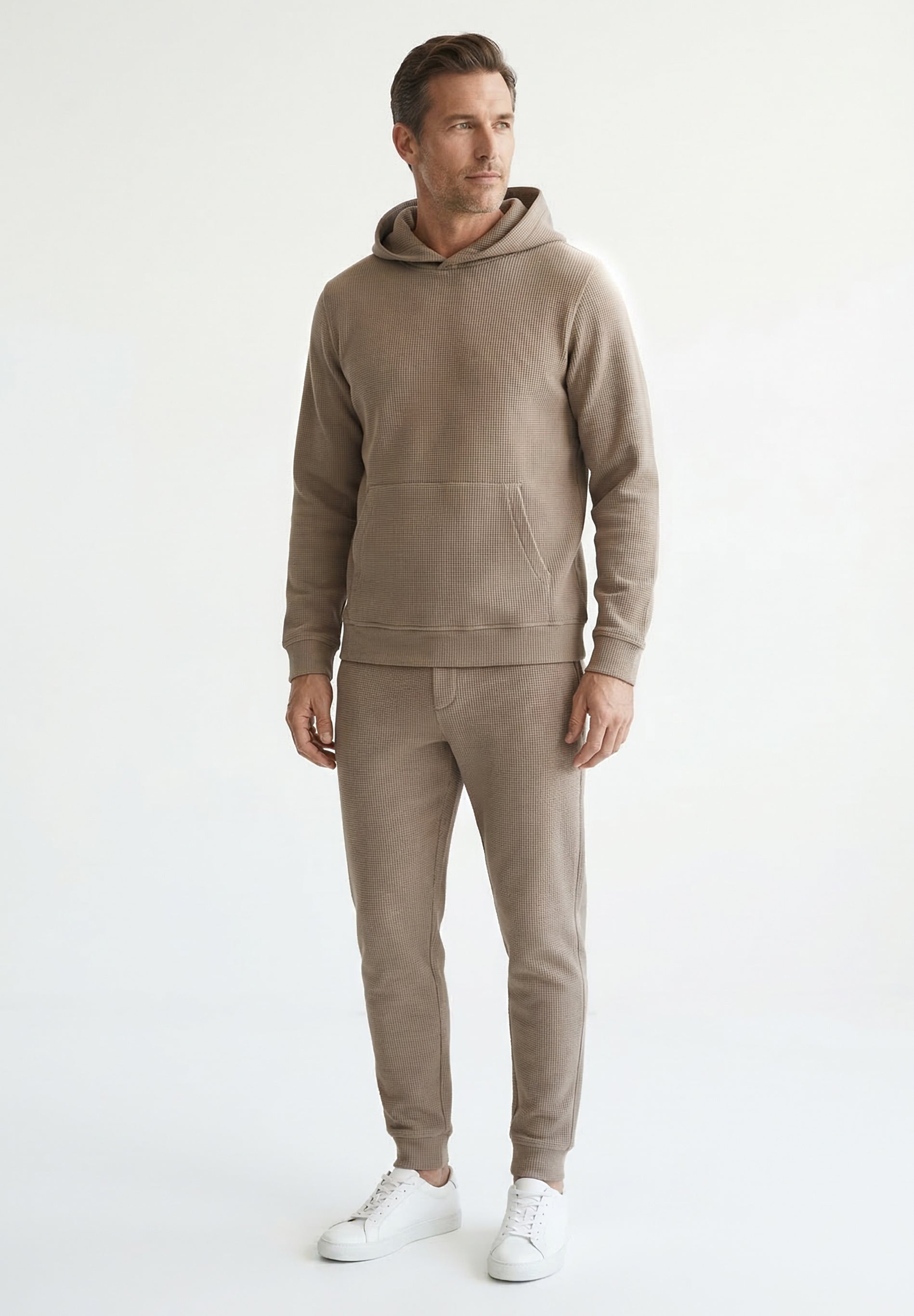 HECTORR | Waffel Hoodie aus Bio-Baumwolle & recyceltem Polyester