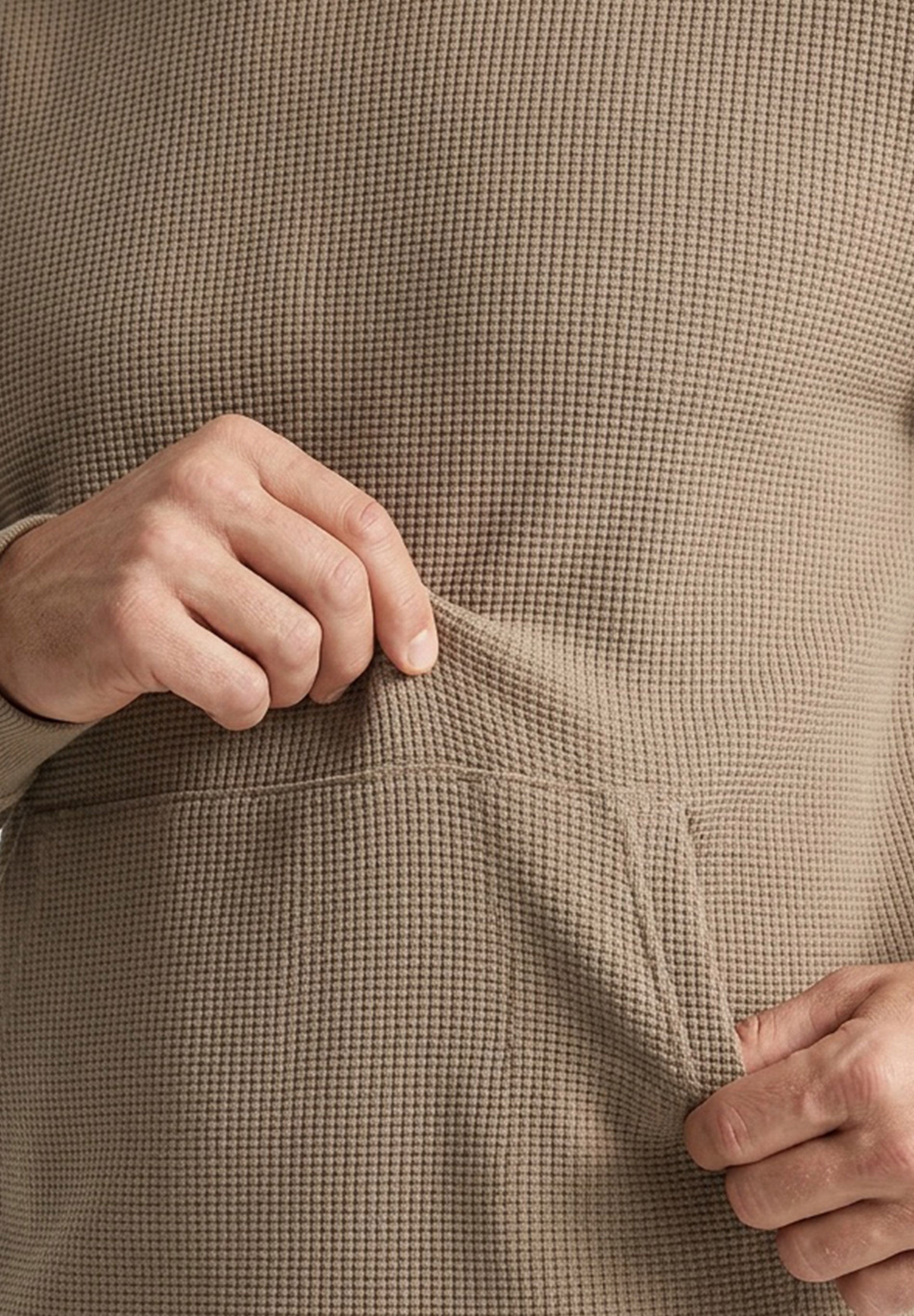 HECTORR | Waffel Hoodie aus Bio-Baumwolle & recyceltem Polyester