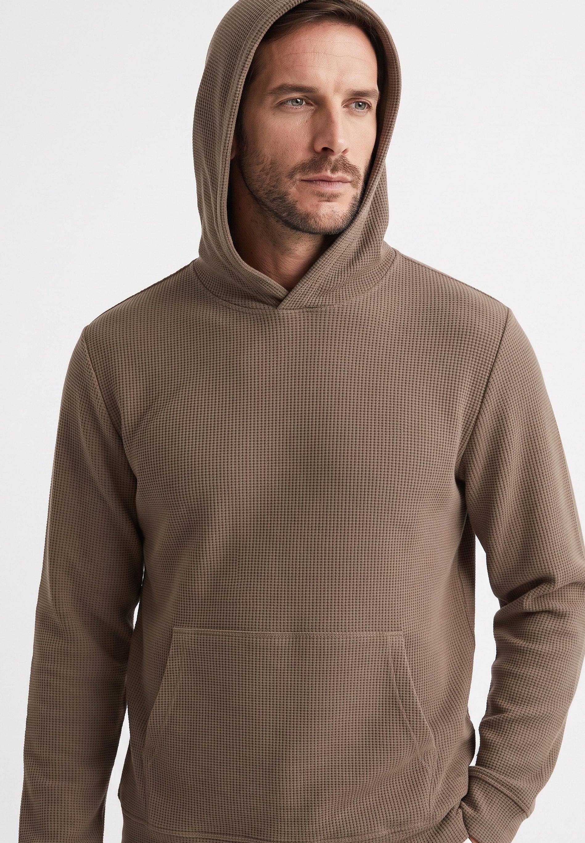HECTORR | Waffel Hoodie aus Bio-Baumwolle & recyceltem Polyester