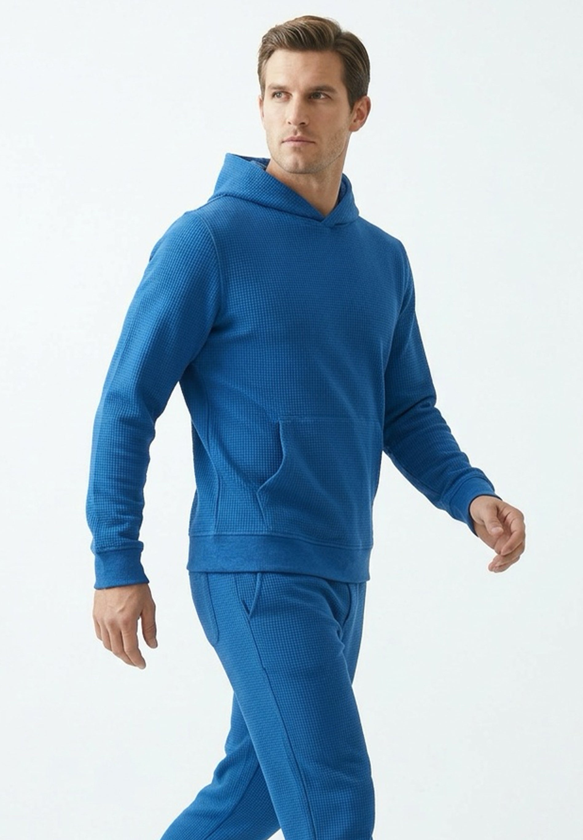 HECTORR | Waffel Hoodie aus Bio-Baumwolle & recyceltem Polyester