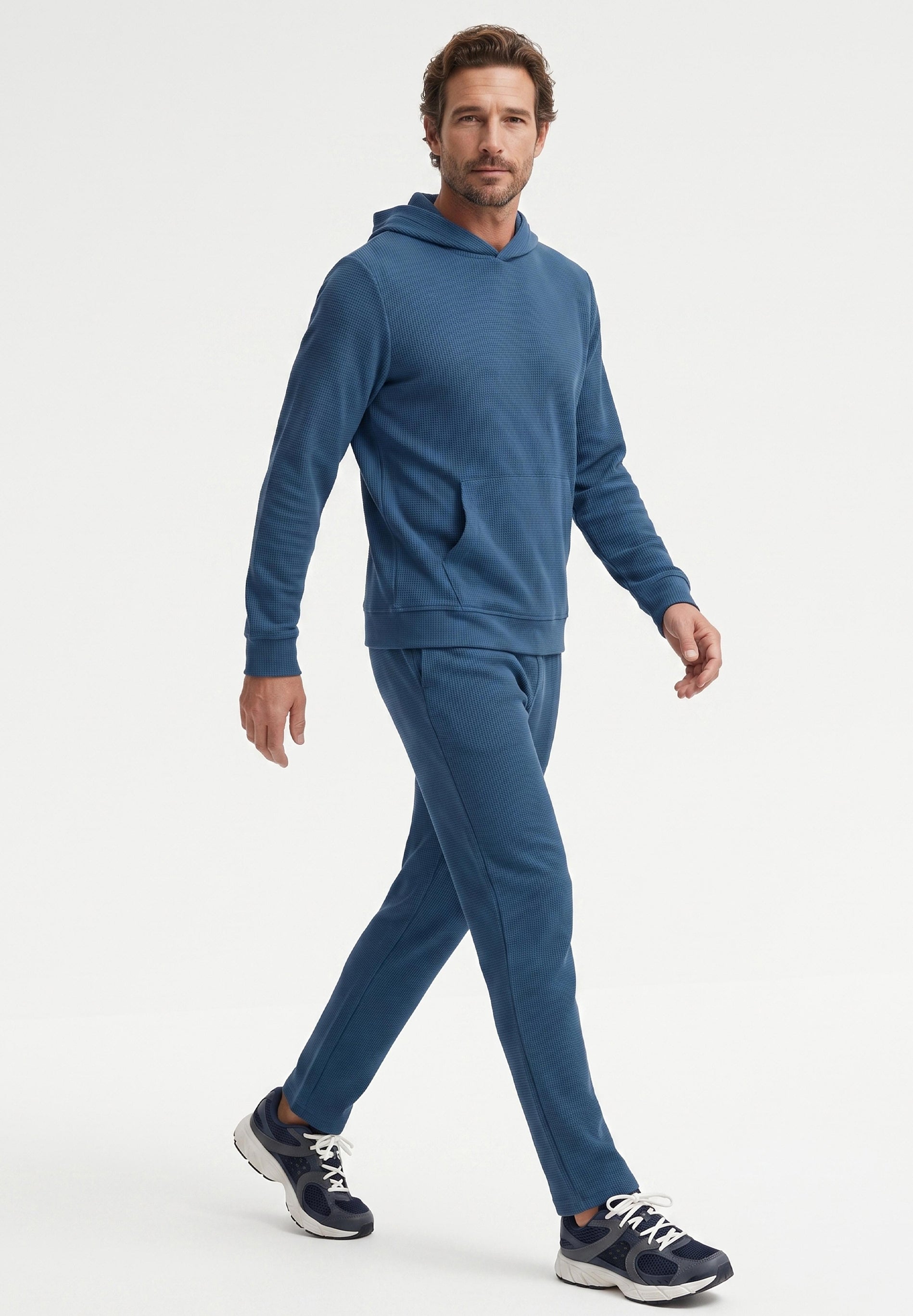 HECTORR | Waffel Hoodie aus Bio-Baumwolle & recyceltem Polyester