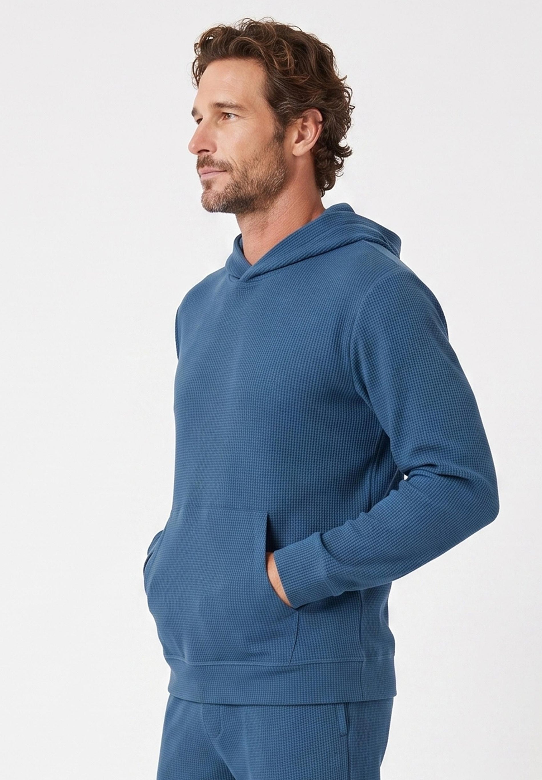 HECTORR | Waffel Hoodie aus Bio-Baumwolle & recyceltem Polyester