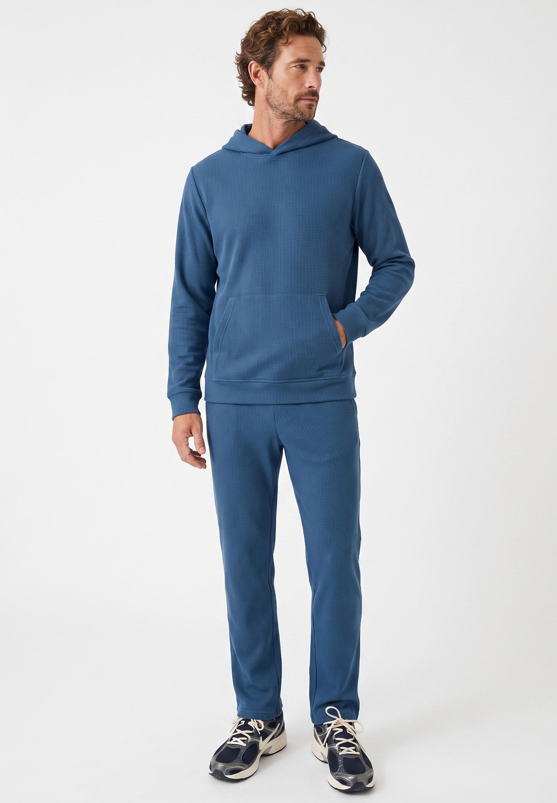 HECTORR | Waffel Hoodie aus Bio-Baumwolle & recyceltem Polyester
