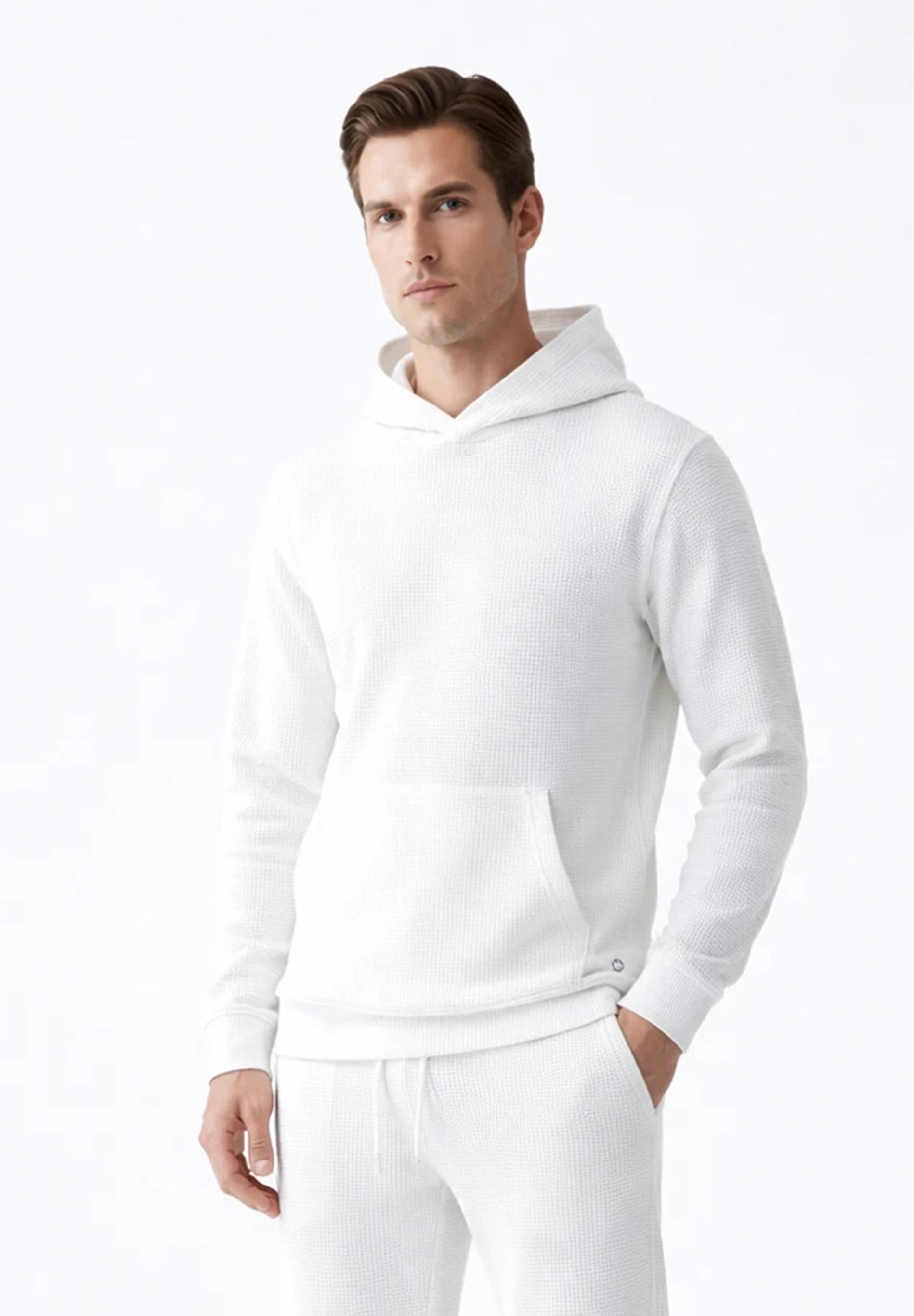 HECTORR | Waffel Hoodie aus Bio-Baumwolle & recyceltem Polyester