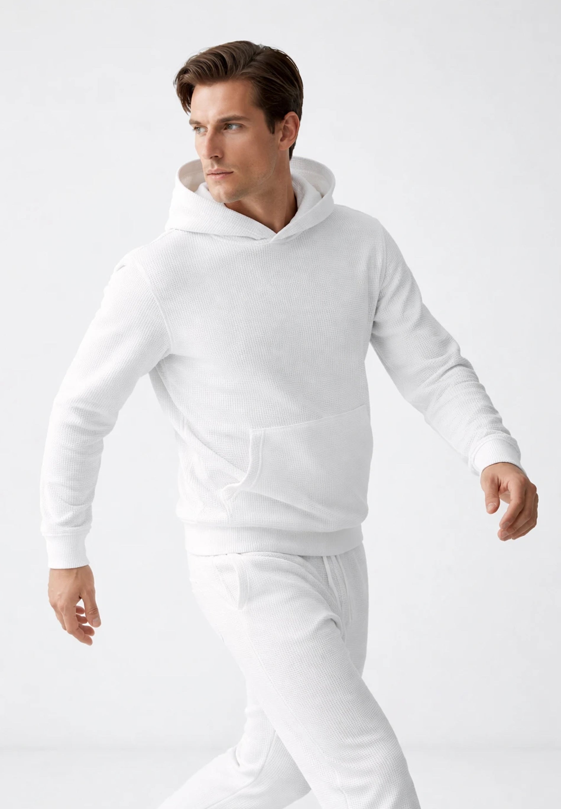 HECTORR | Waffel Hoodie aus Bio-Baumwolle & recyceltem Polyester