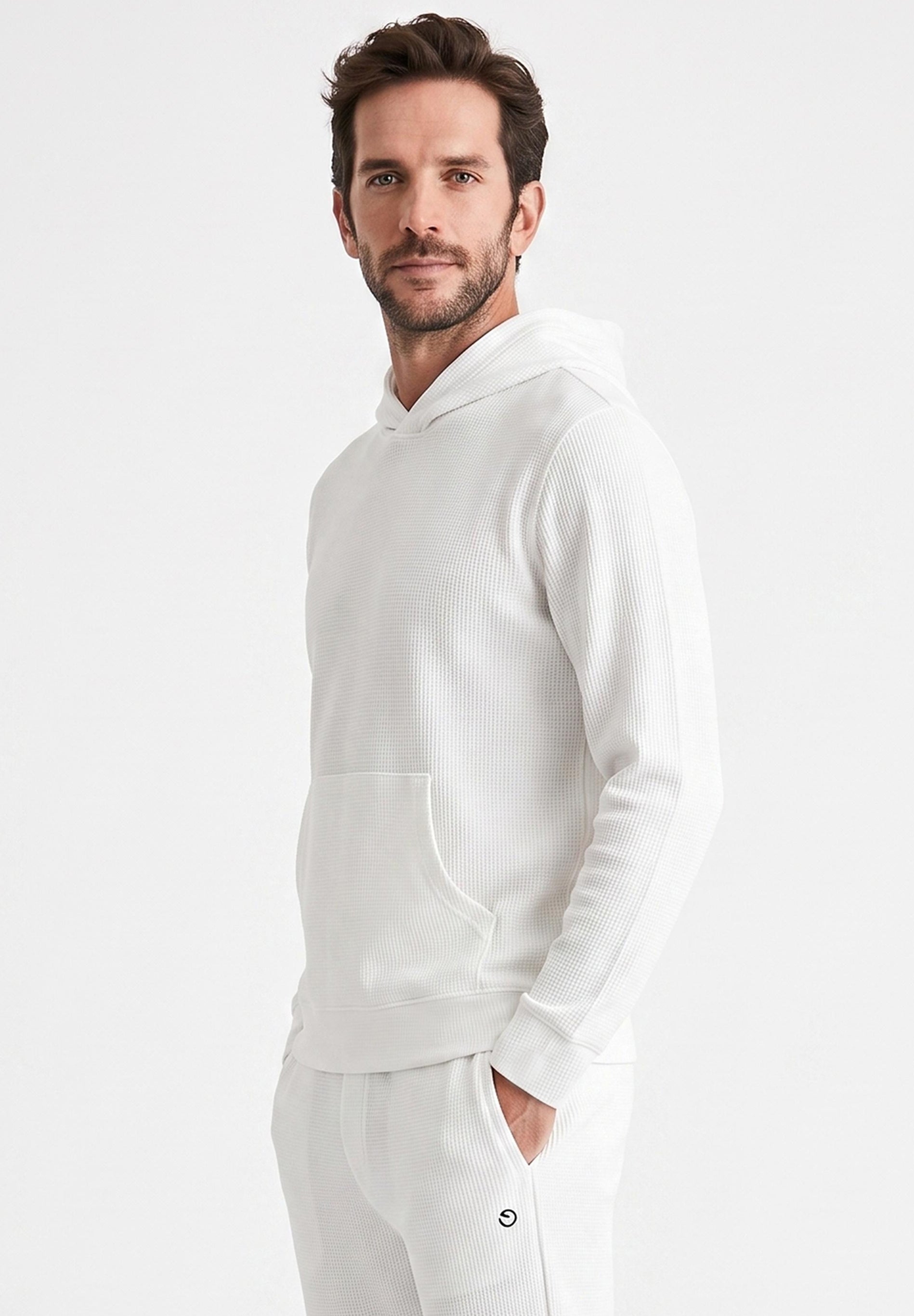 HECTORR | Waffel Hoodie aus Bio-Baumwolle & recyceltem Polyester