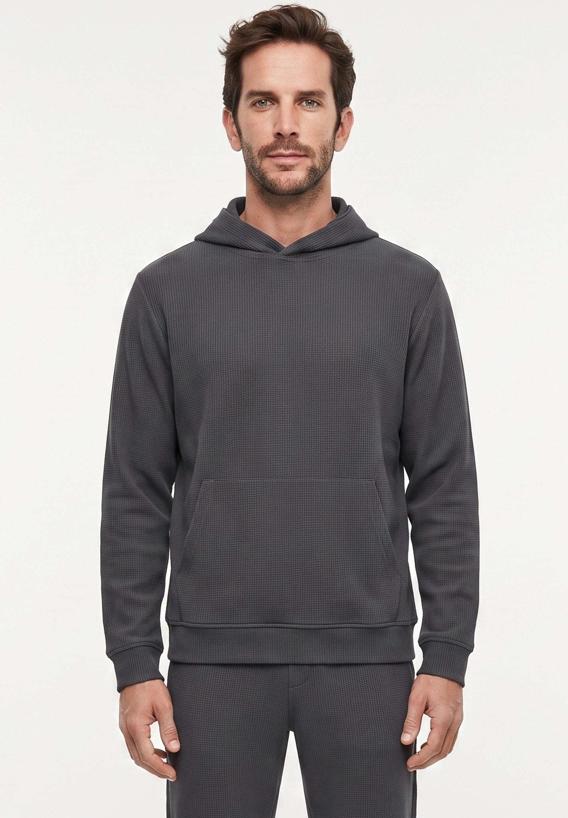 HECTORR | Waffel Hoodie aus Bio-Baumwolle & recyceltem Polyester