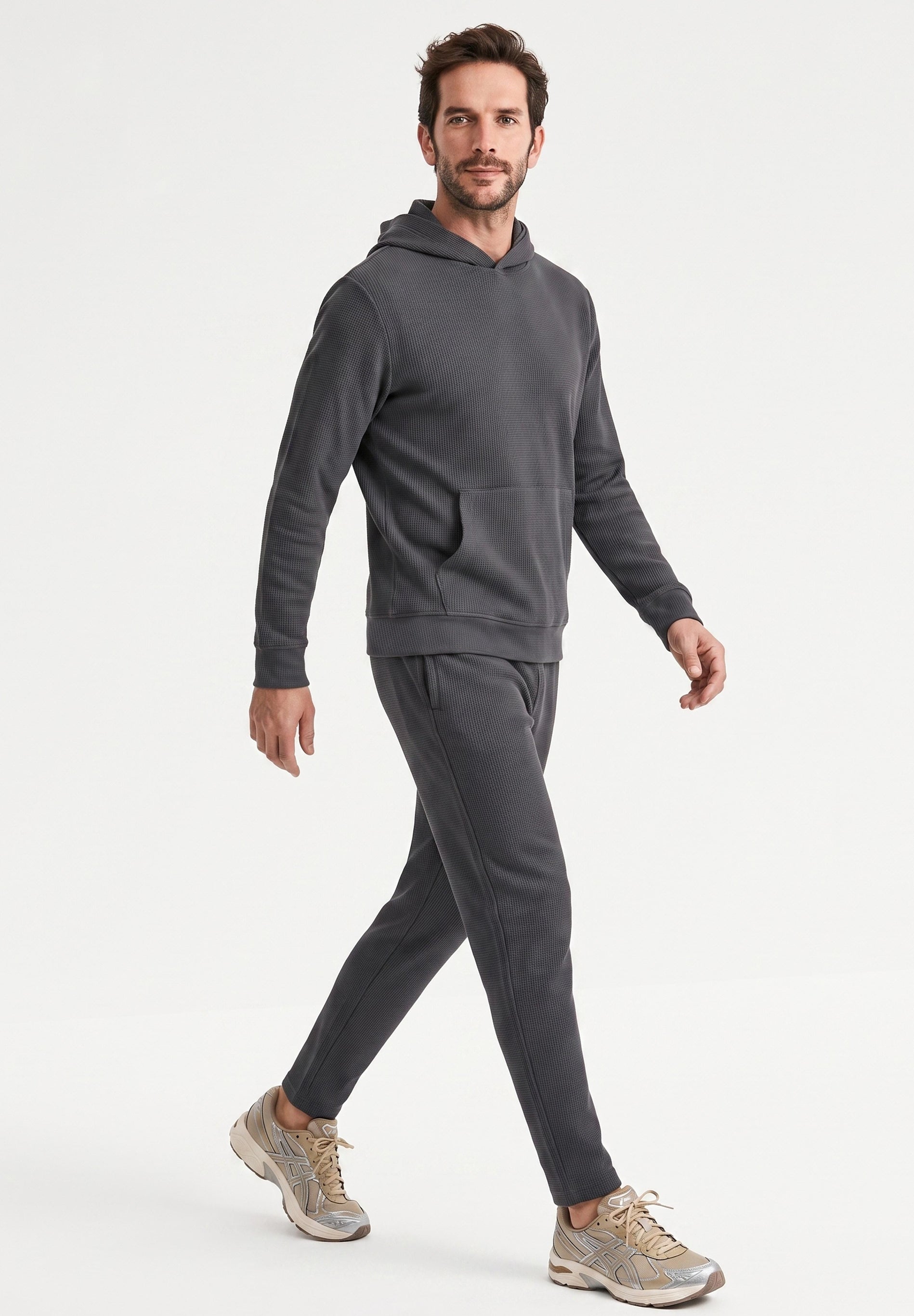HECTORR | Waffel Hoodie aus Bio-Baumwolle & recyceltem Polyester