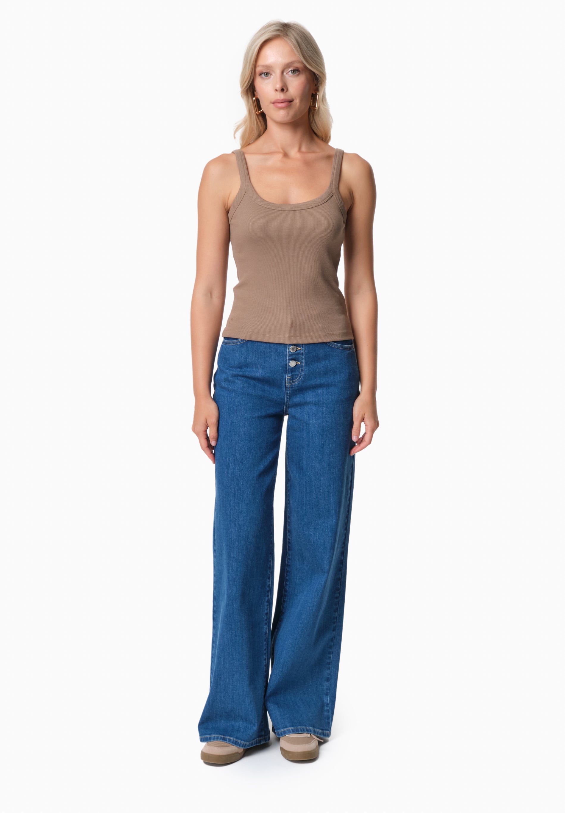 IPEEK | Ripp-Tanktop aus TENCEL™ Modal und Bio-Baumwolle