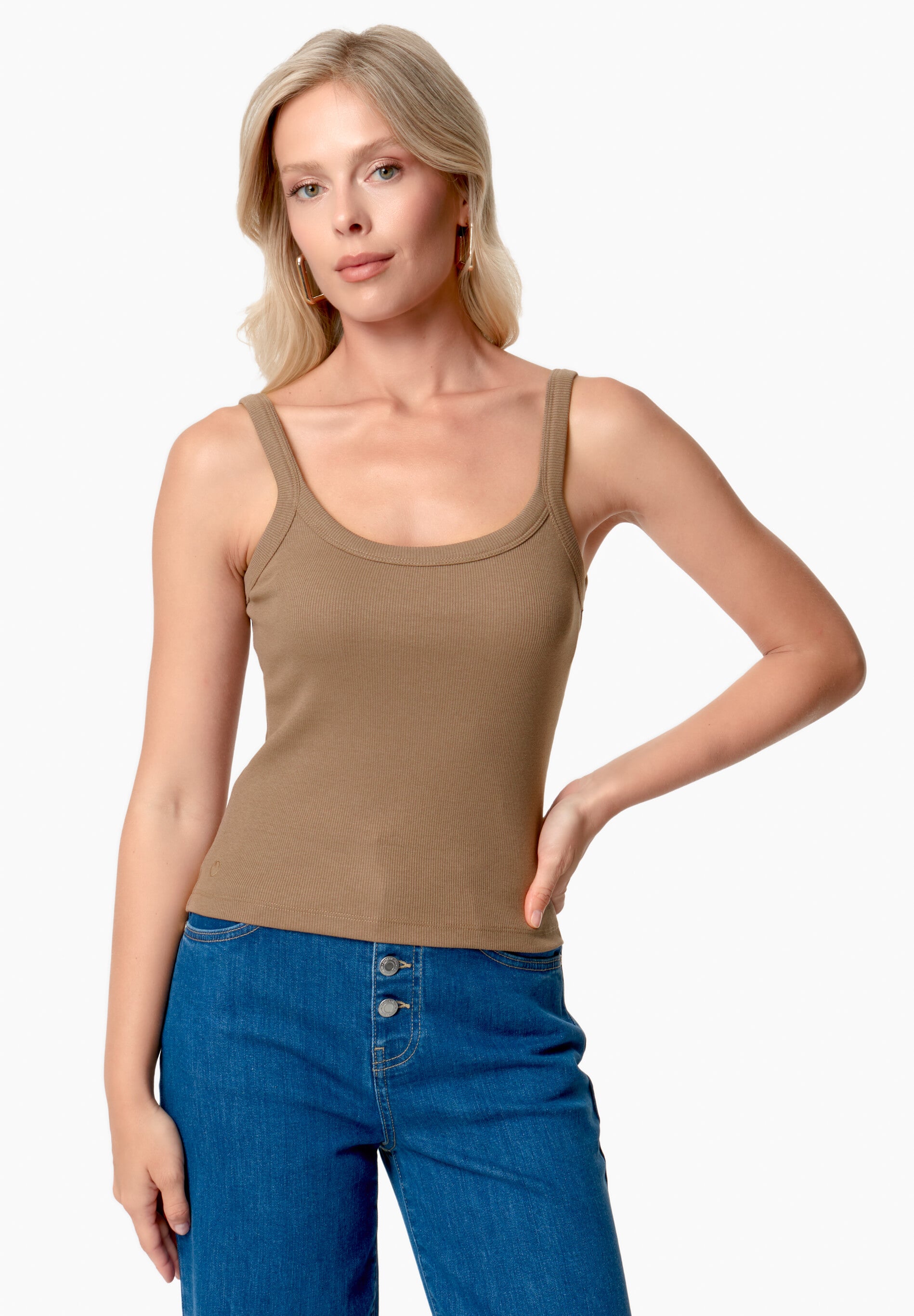 IPEEK | Ripp-Tanktop aus TENCEL™ Modal und Bio-Baumwolle