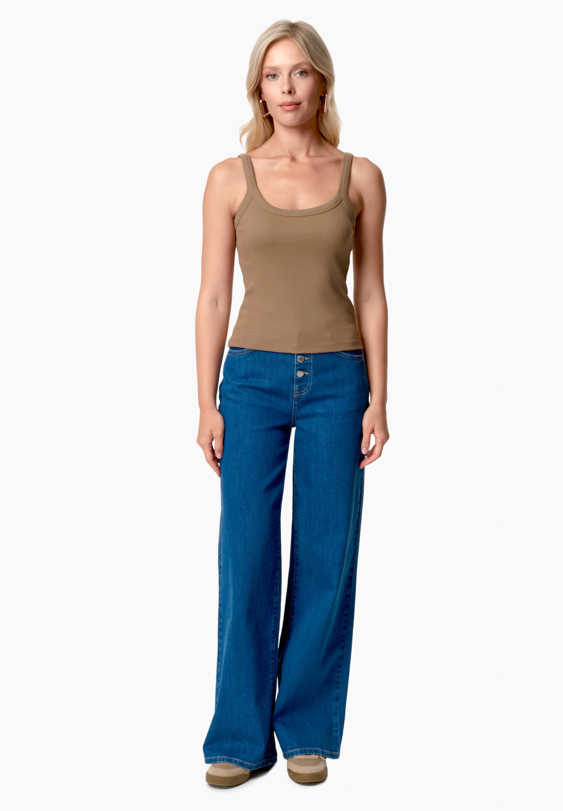 IPEEK | Ripp-Tanktop aus TENCEL™ Modal und Bio-Baumwolle