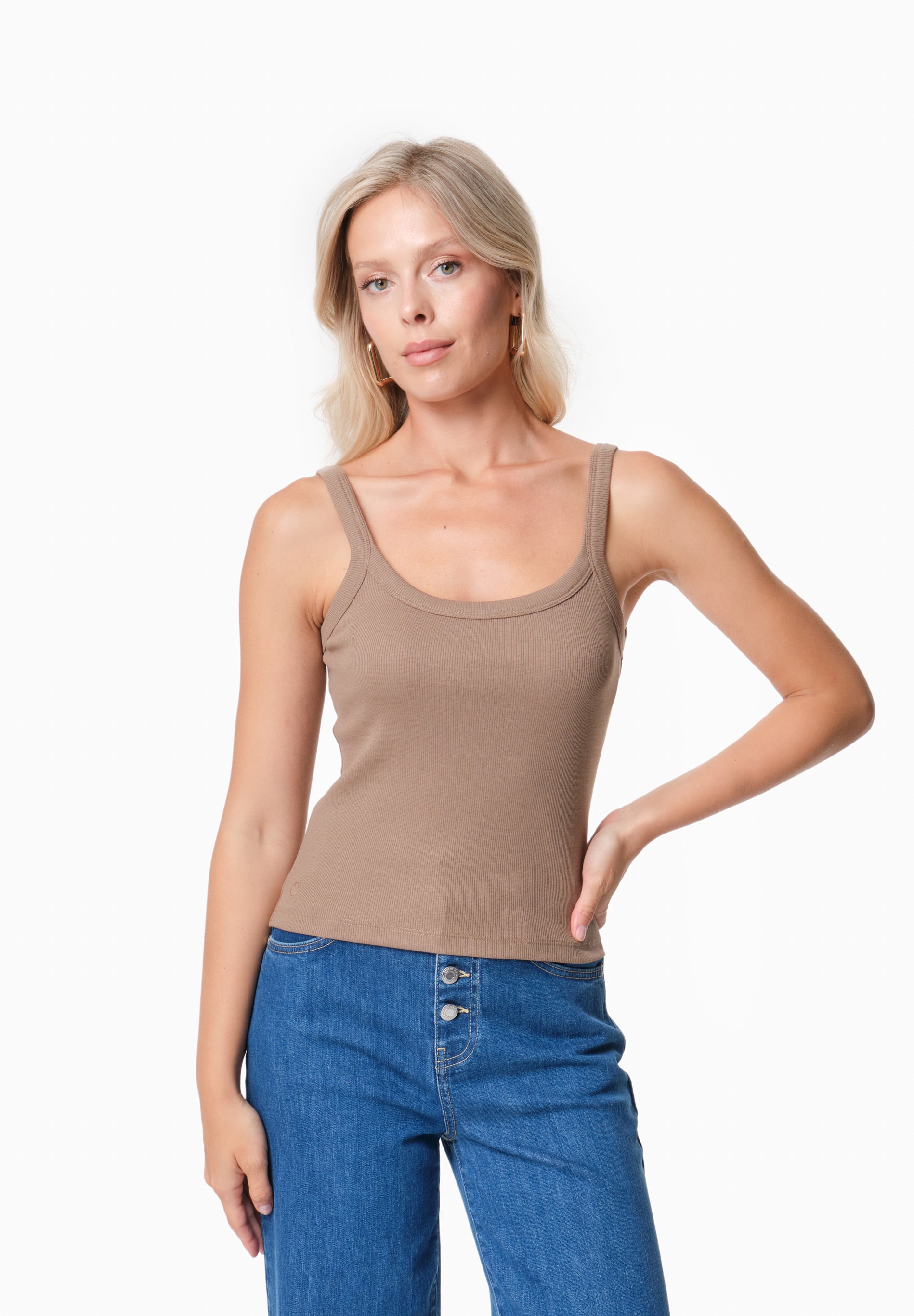 IPEEK | Ripp-Tanktop aus TENCEL™ Modal und Bio-Baumwolle