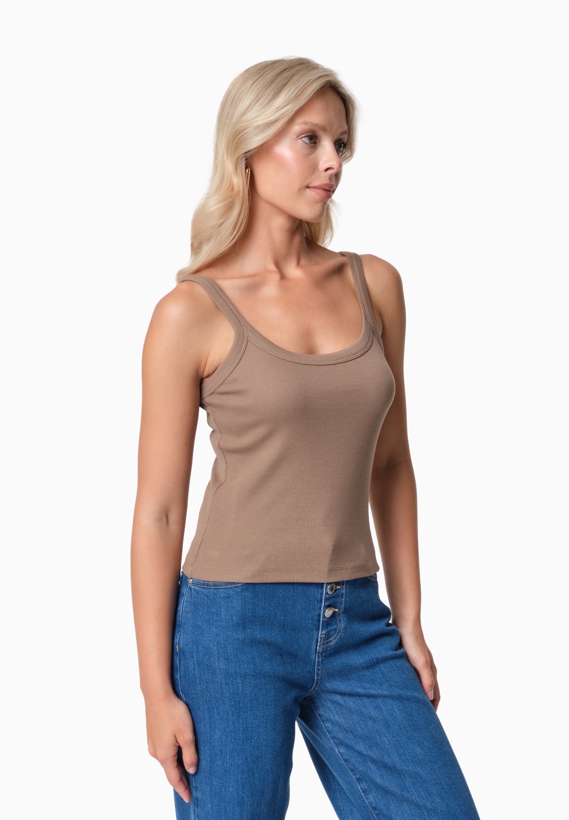 IPEEK | Ripp-Tanktop aus TENCEL™ Modal und Bio-Baumwolle