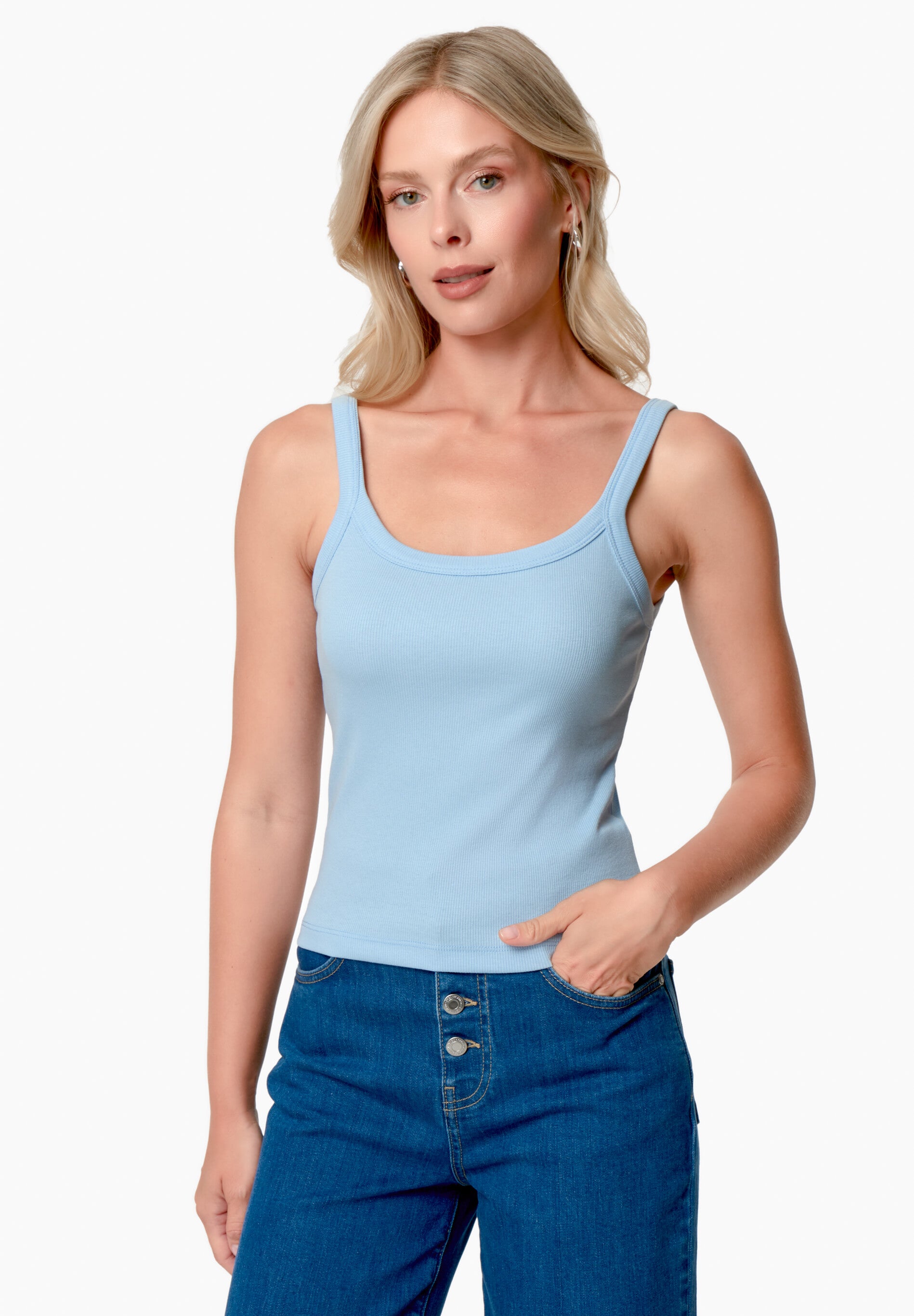 IPEEK | Ripp-Tanktop aus TENCEL™ Modal und Bio-Baumwolle